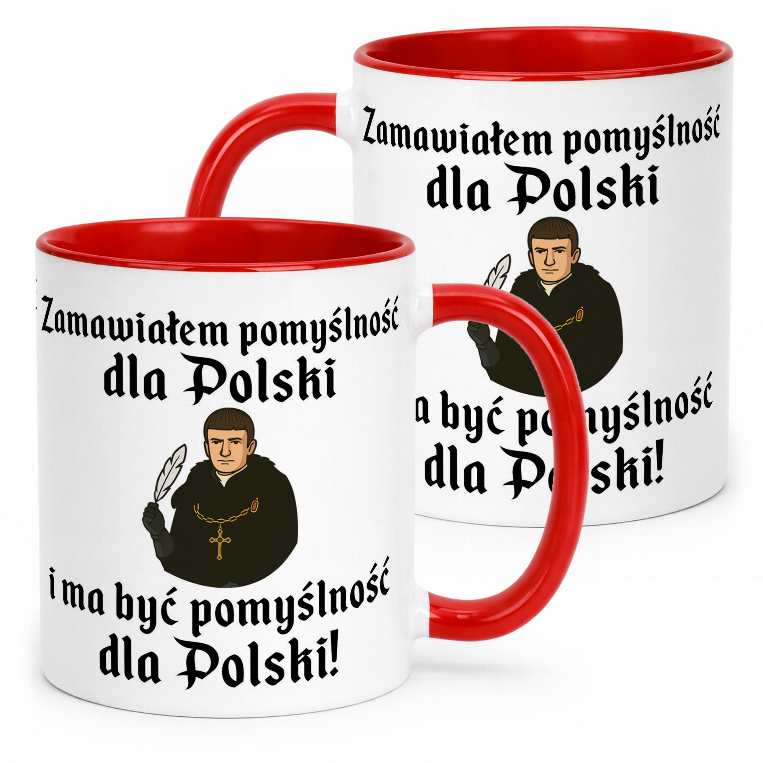 Kubek ceramiczny 1670 Zamawiałem Pomyślność Dla Polski Jakub Prezent