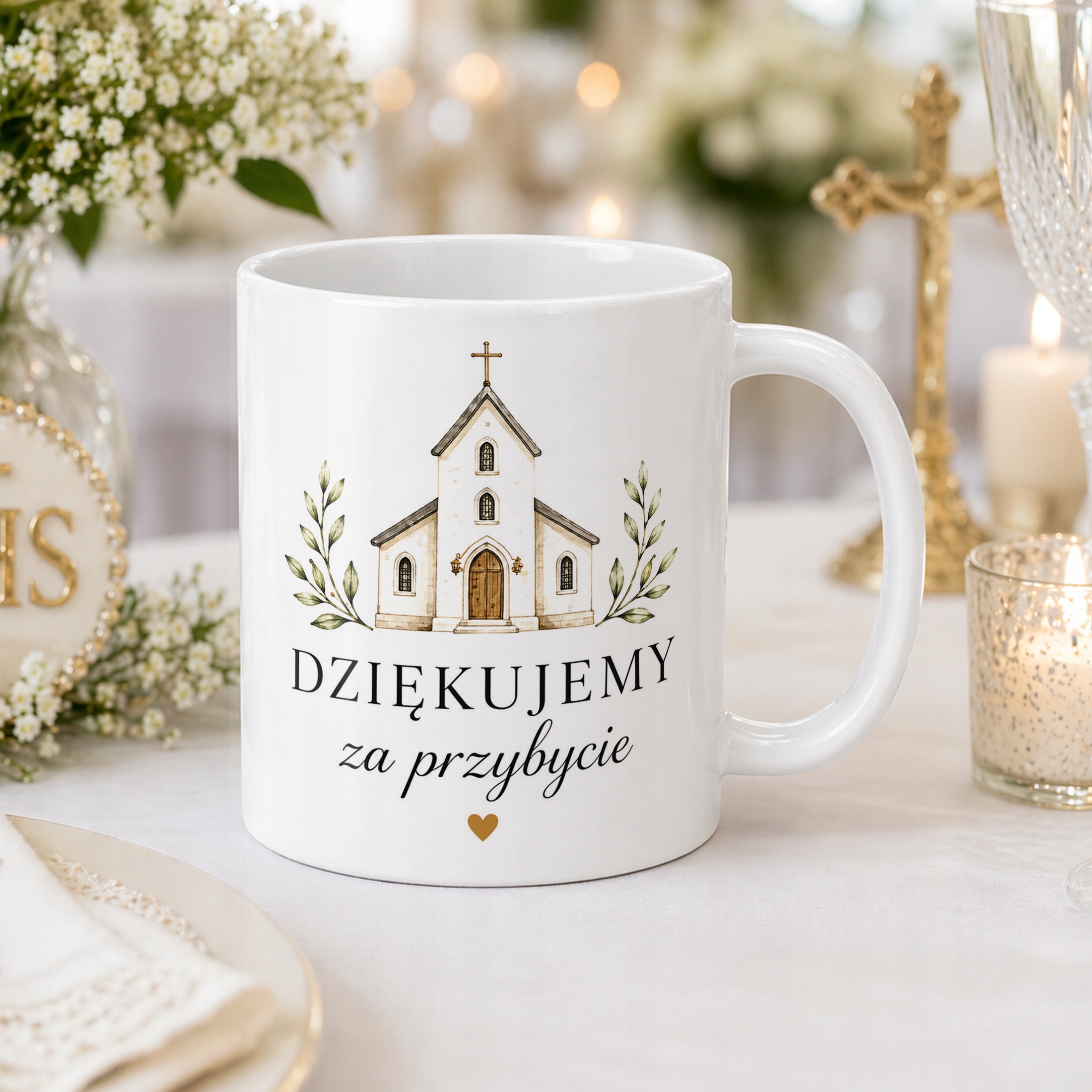 Kubek Ceramiczny Pierwsza Komunia Święta Pamiątka Prezent Upominek