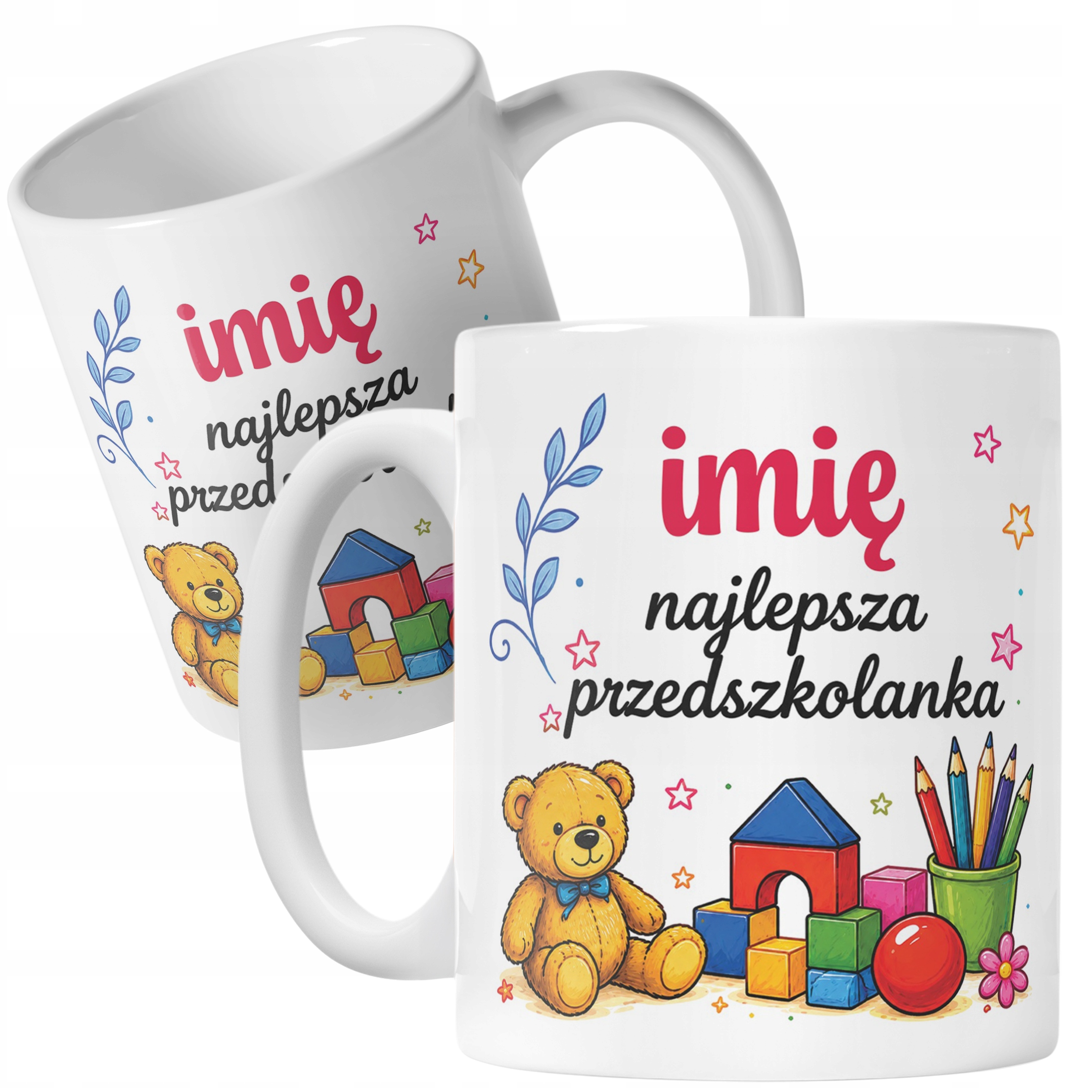 Kubek z Imieniem Dzień Nauczyciela Zakończenie Roku Dla Przedszkolanki