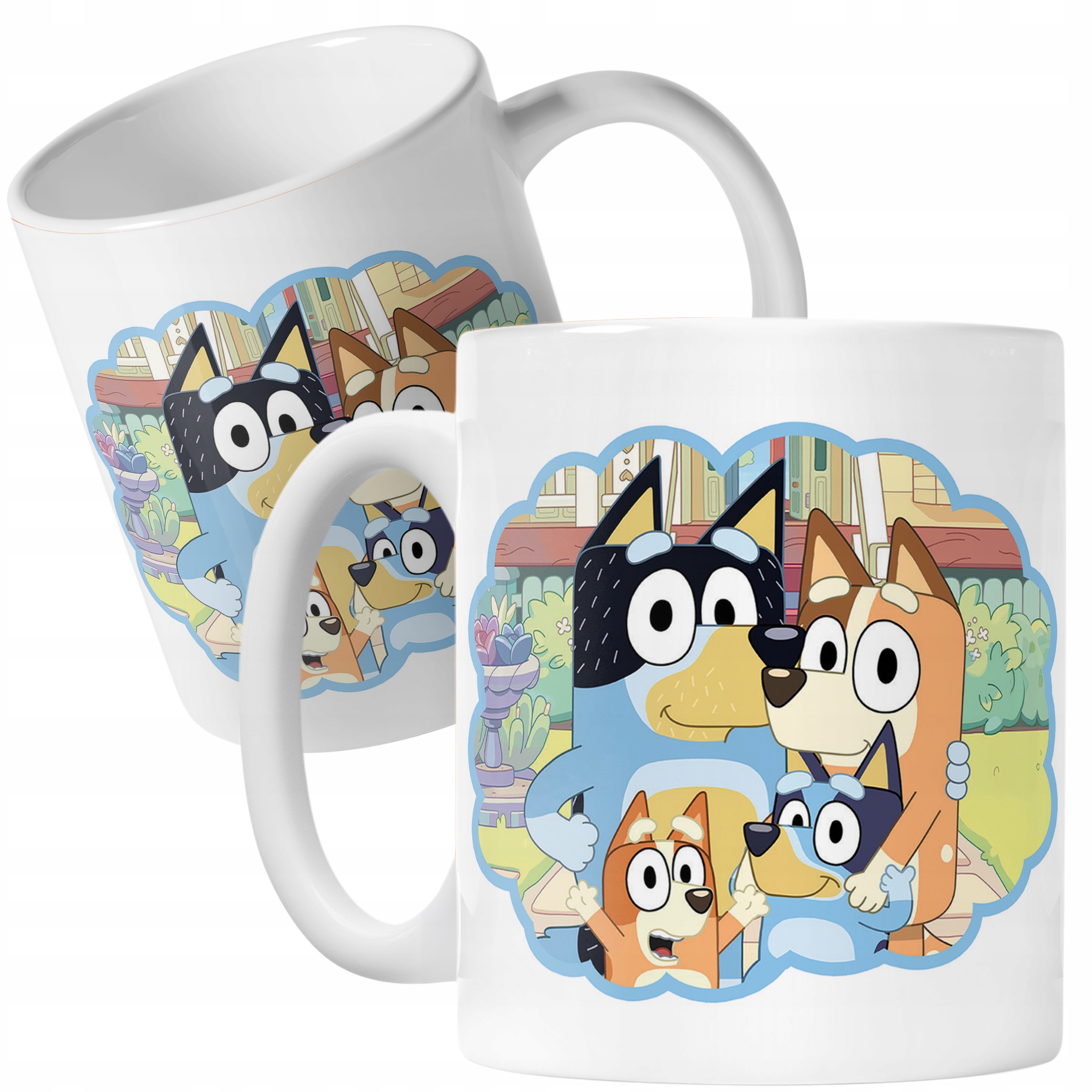 Kubek ceramiczny Bluey Bingo Dla Fana Bajki Dla Dzieci Prezent