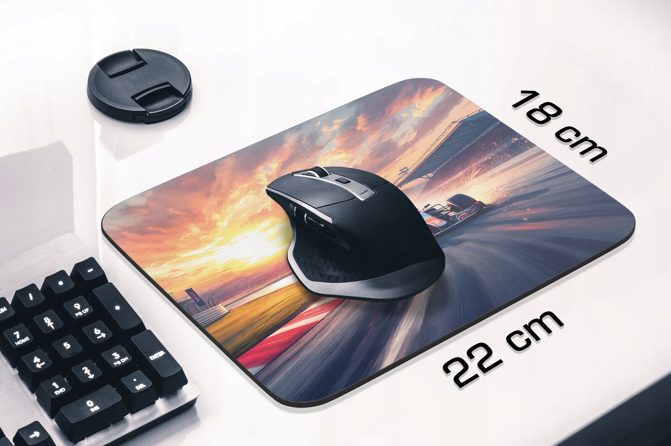Podkładka pod mysz 22×18 cm Formuła 1 Bolid Motoryzacja Wyścig