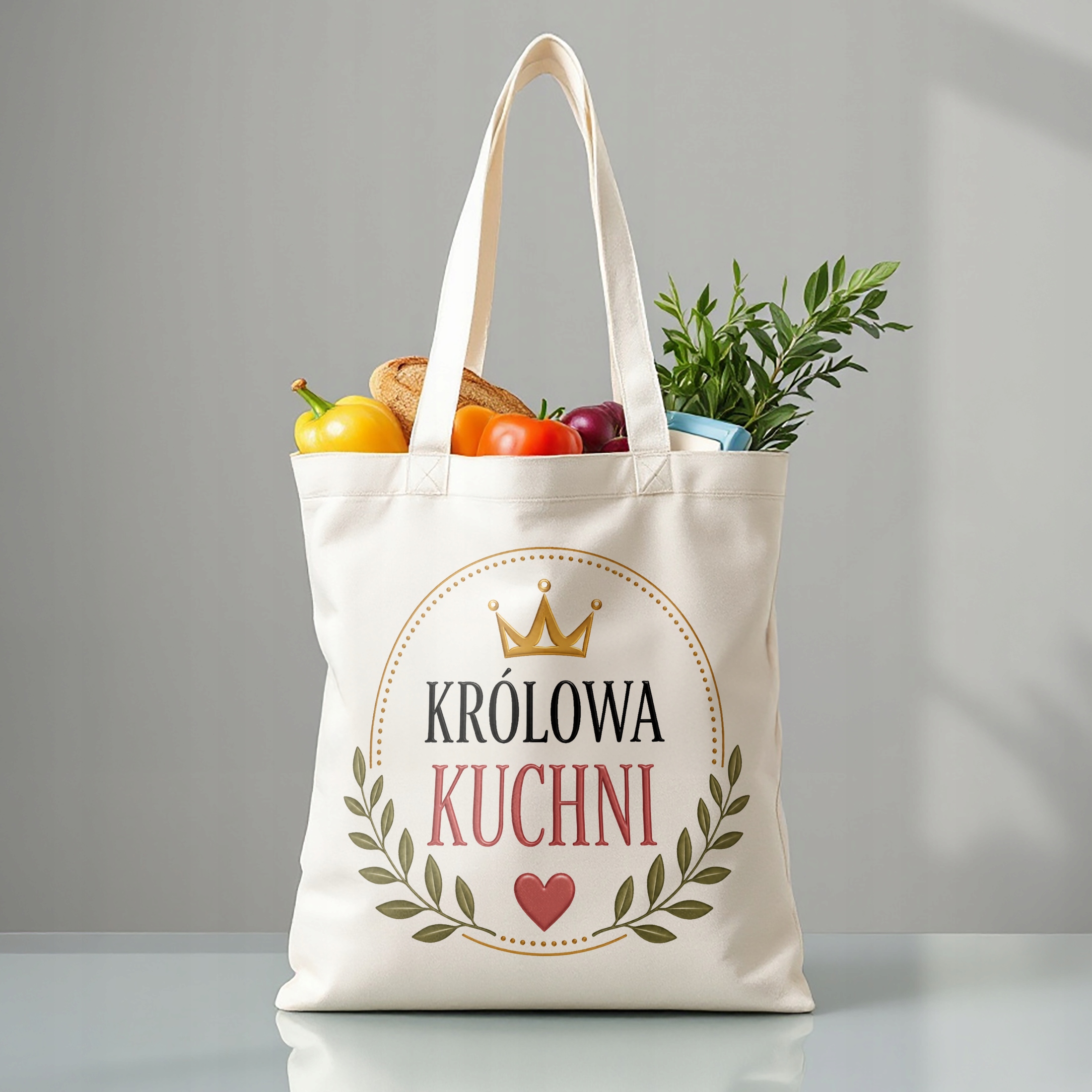 Torba bawełniana dla mamy prezent na Dzień Matki zakupowa torba dla mamy