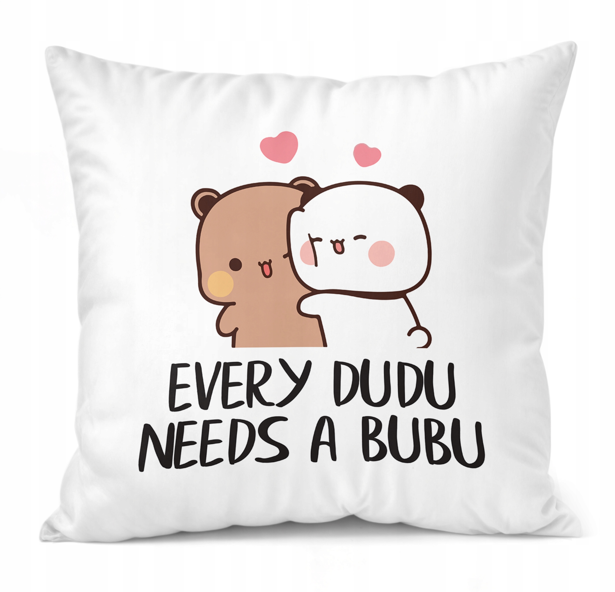 Zestaw Kubek + Poduszka 38×38 cm Walentynki Bubu i Dudu Dla Pary Prezent