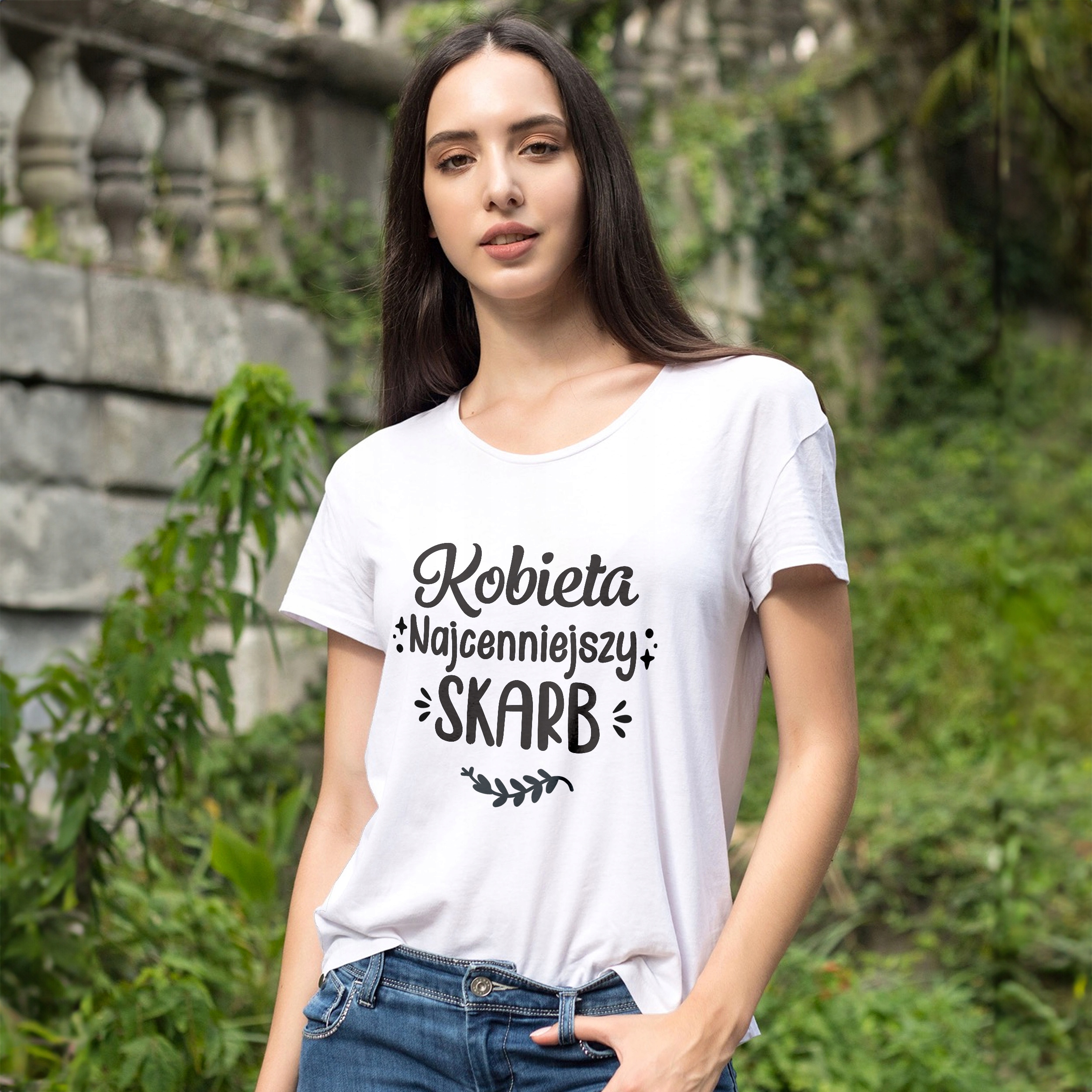 Koszulka Damska T-shirt Na Dzień Kobiet Prezent Najcenniejszy Skarb