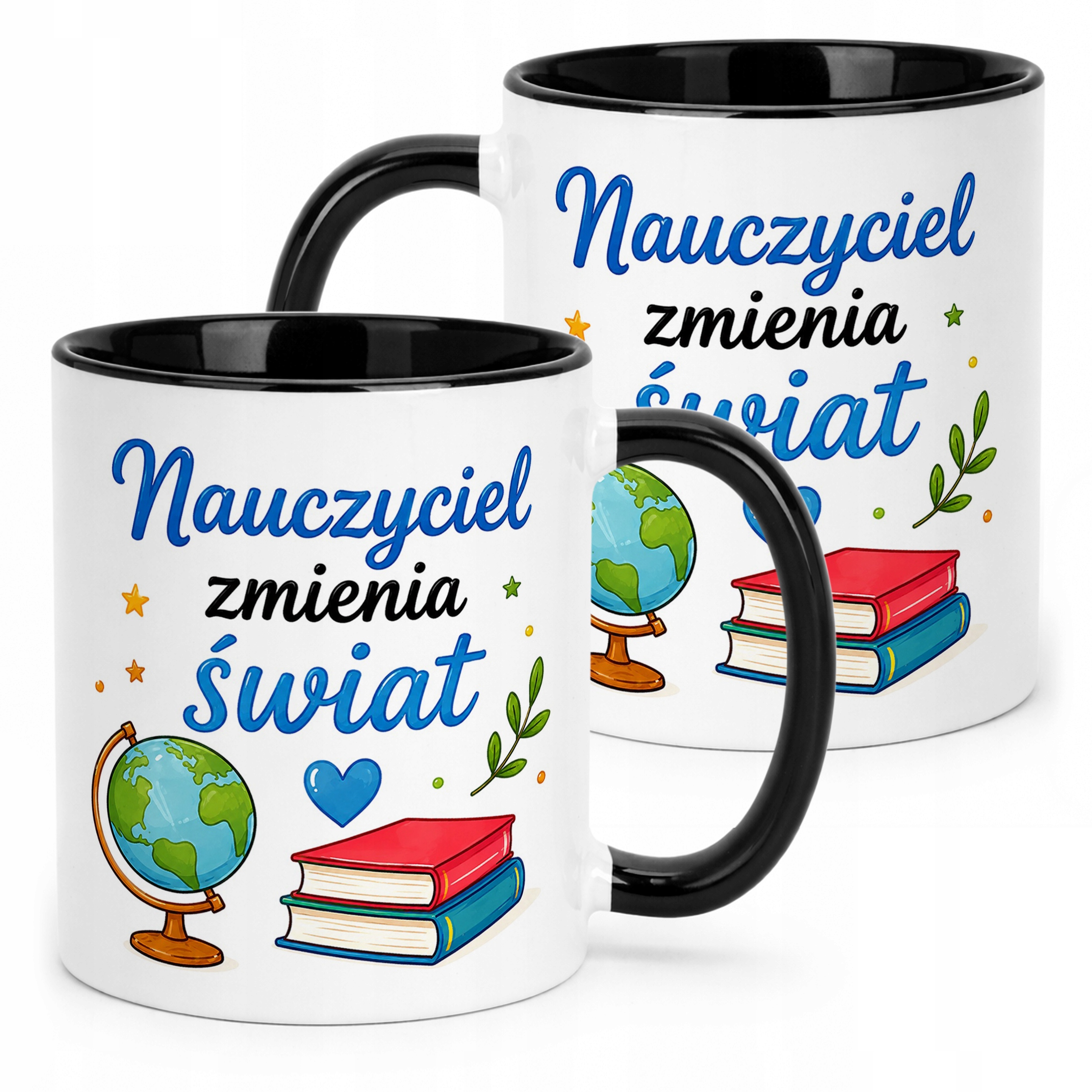 Kubek Czarny Dzień Nauczyciela Dla Nauczyciela Prezent Upominek