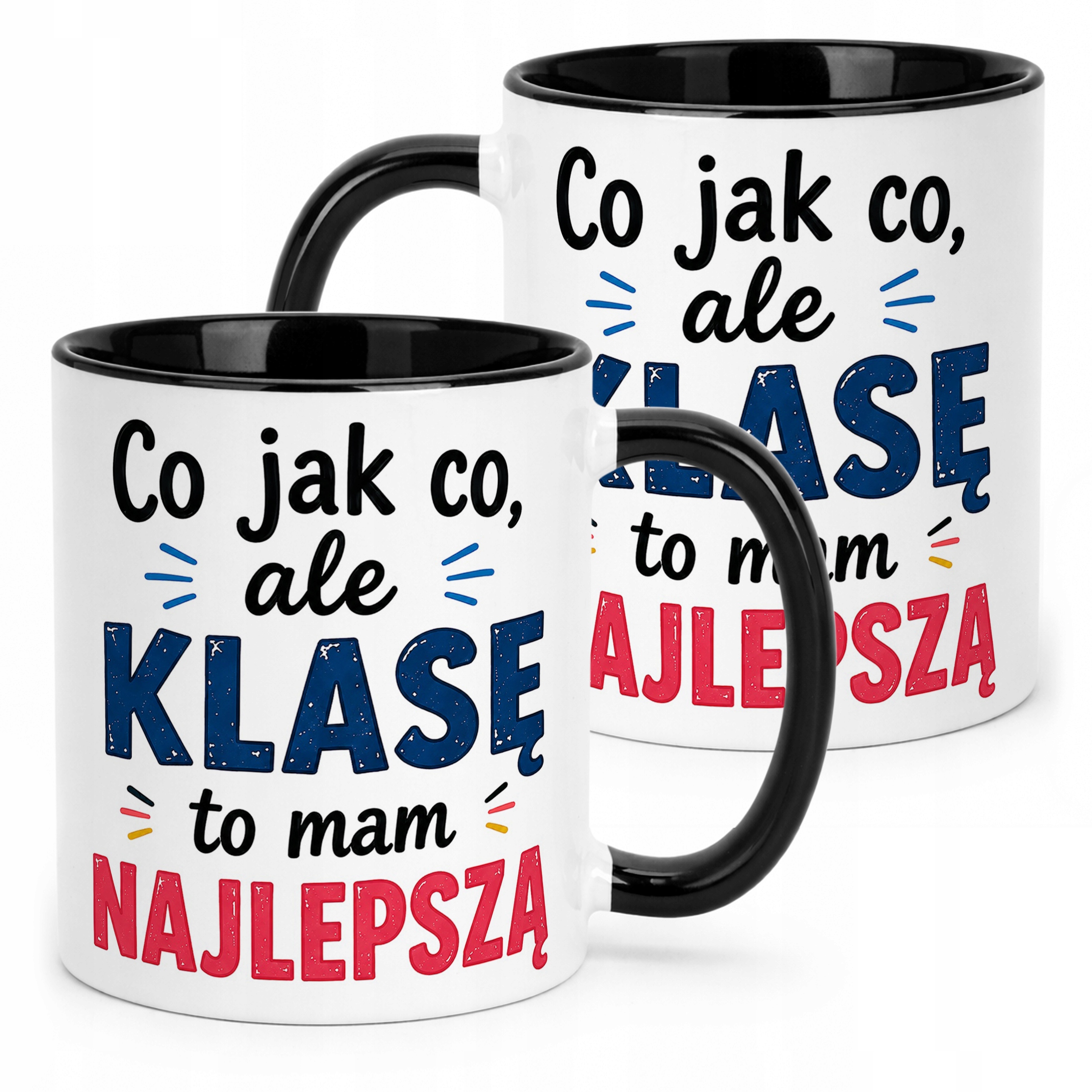 Kubek Czarny Dzień Nauczyciela Dla Wychowawcy Prezent Upominek.