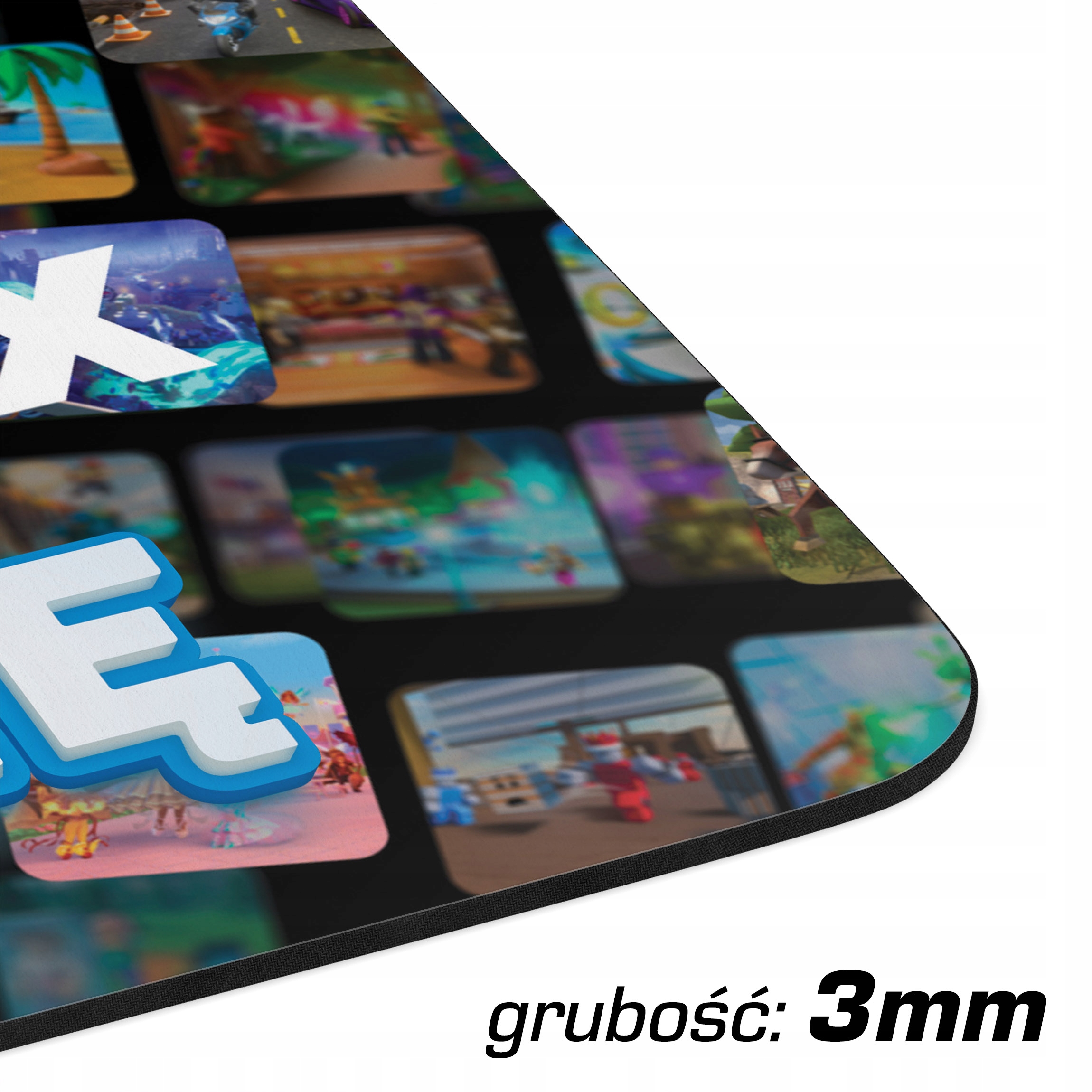 Podkładka pod mysz 22×18 cm personalizowana Roblox dla gracza z imieniem