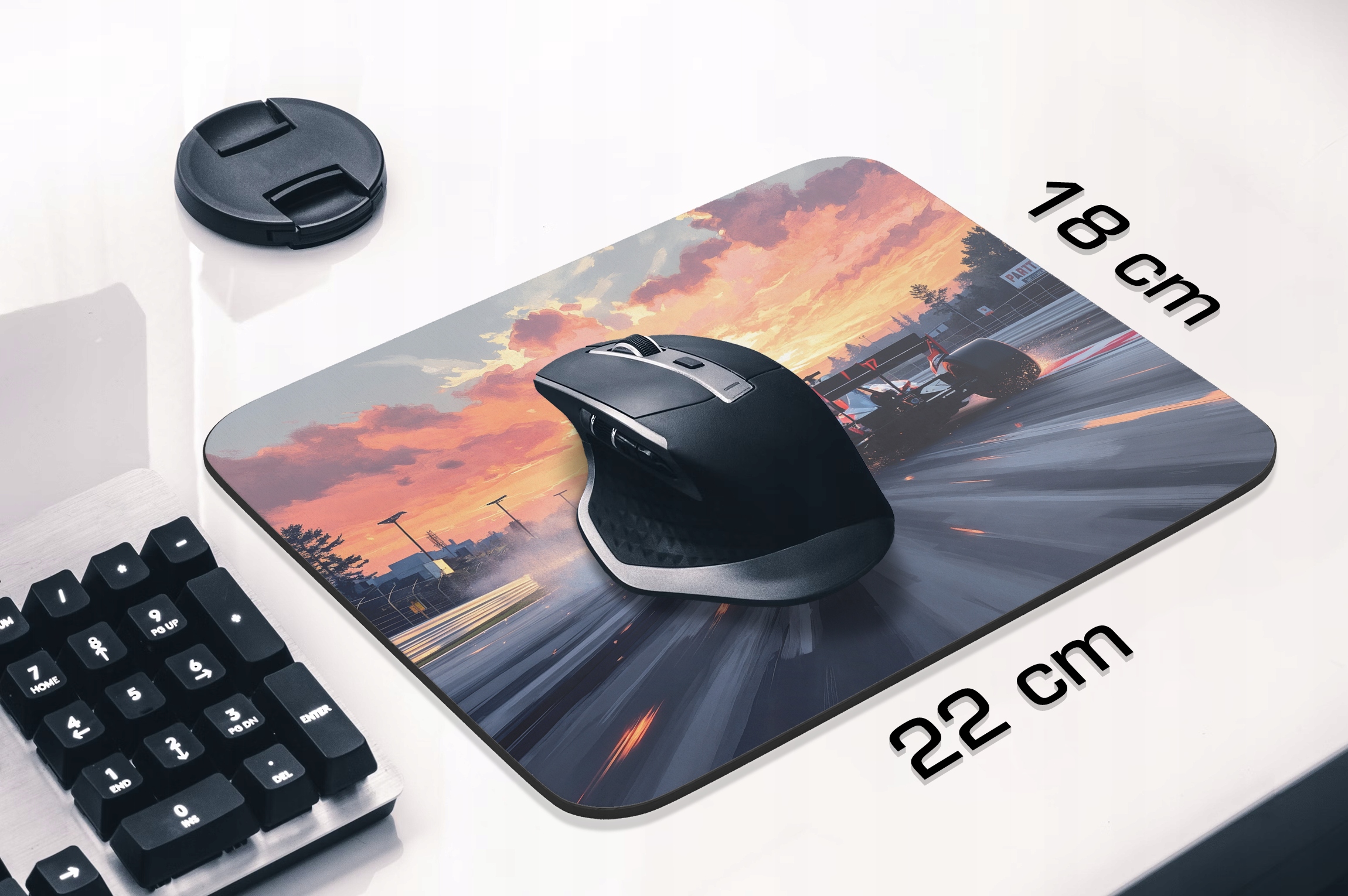 Podkładka pod mysz 22×18 cm Formuła 1 Bolid Motoryzacja Wyścig