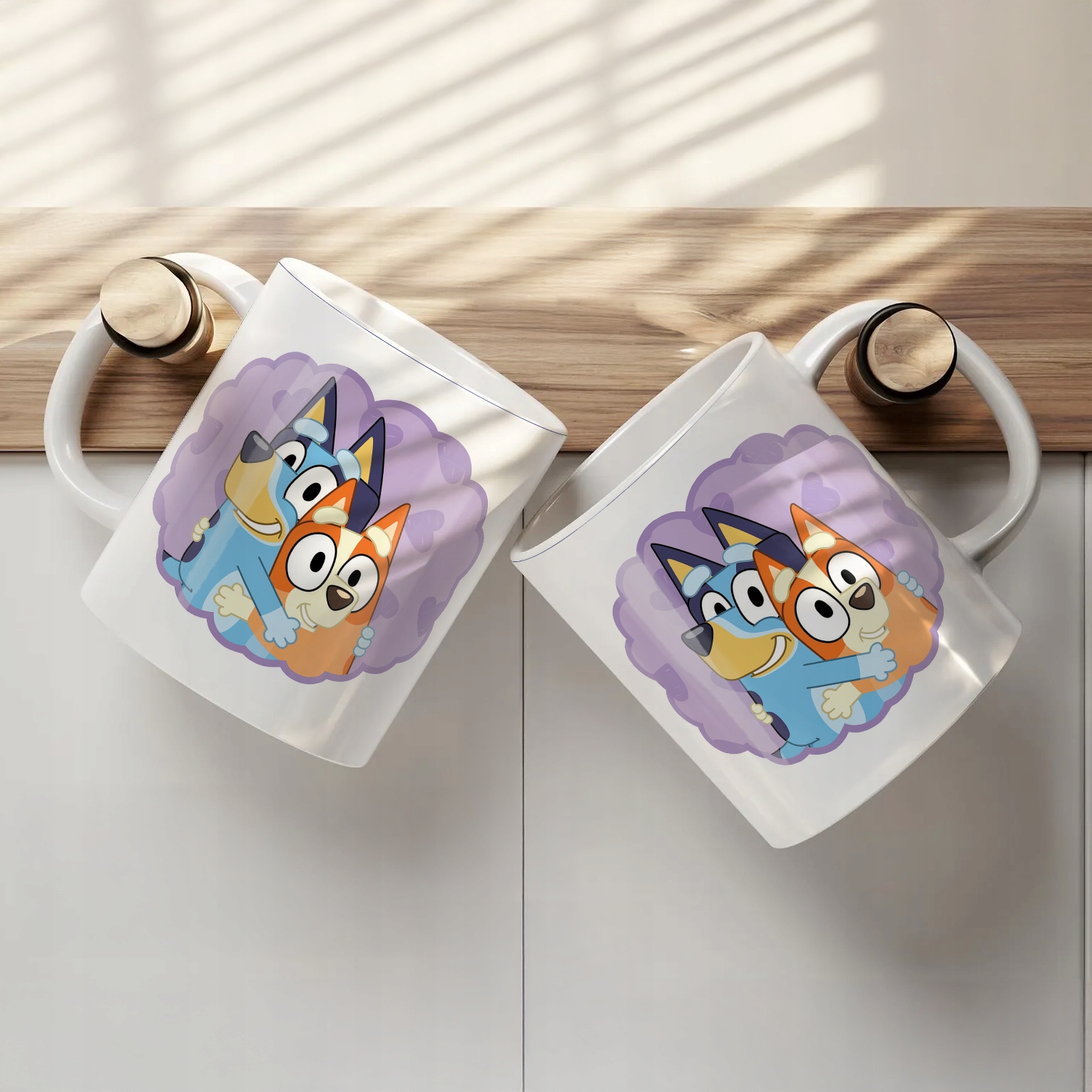 Kubek ceramiczny Bluey Bingo Dla Fana Bajki Dla Dzieci Prezent