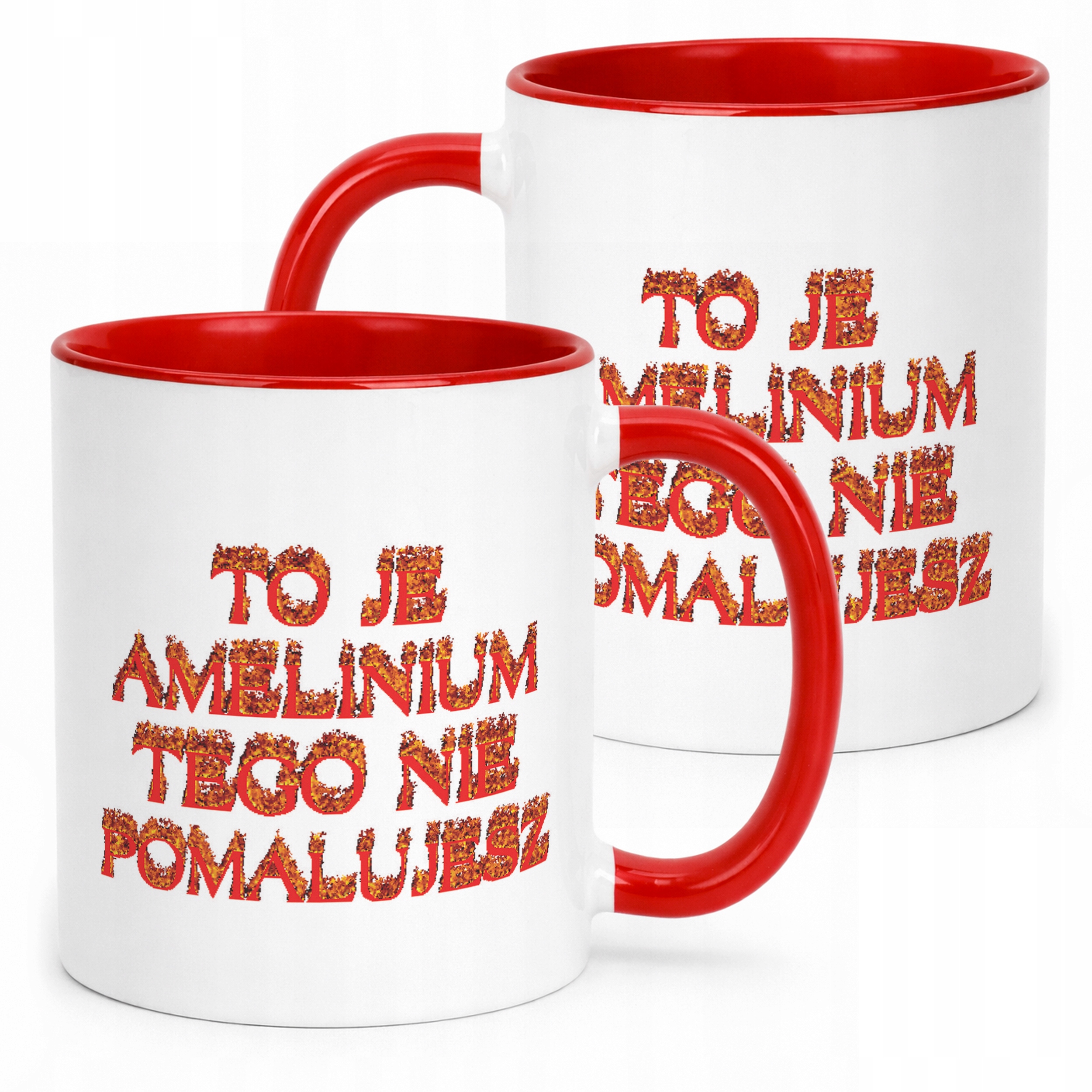 Kubek ceramiczny To Je Amelinium Śmieszne Memy Zabawne Prezent