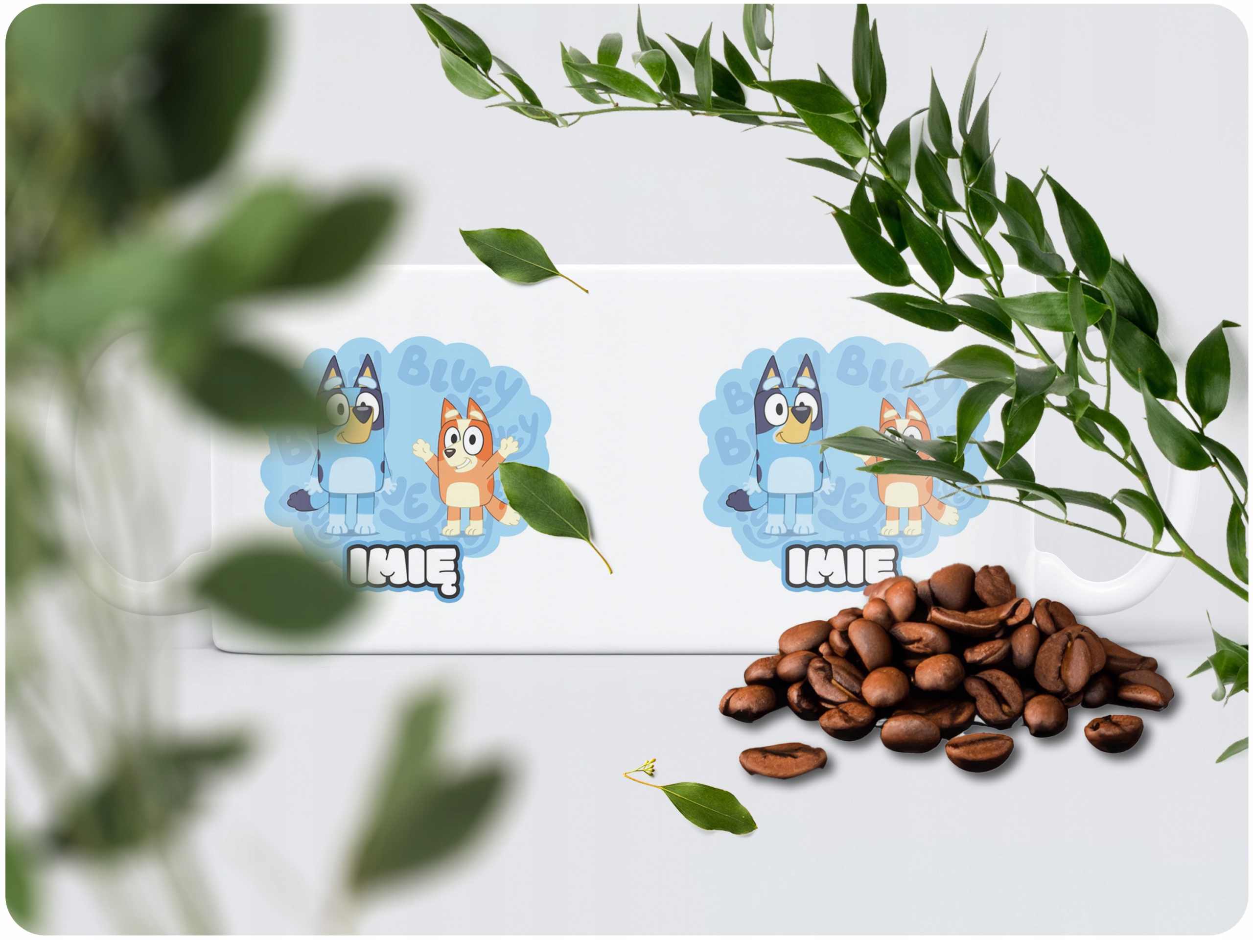 Kubek Bluey Personalizowany z Imieniem Prezent Dla Dziecka