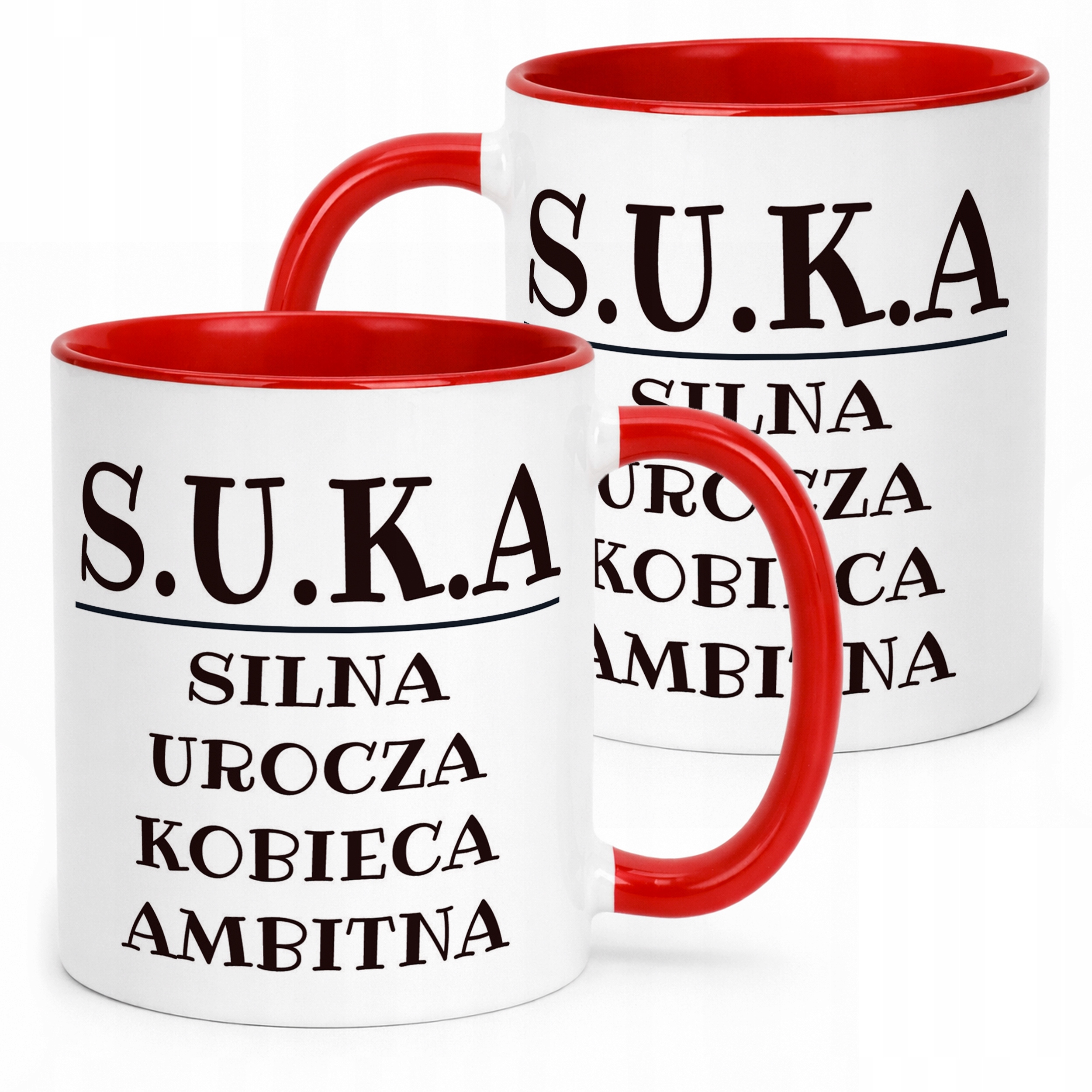 Kubek ceramiczny S.U.K.A Dla Kobiety Śmieszny Zabawny Prezent