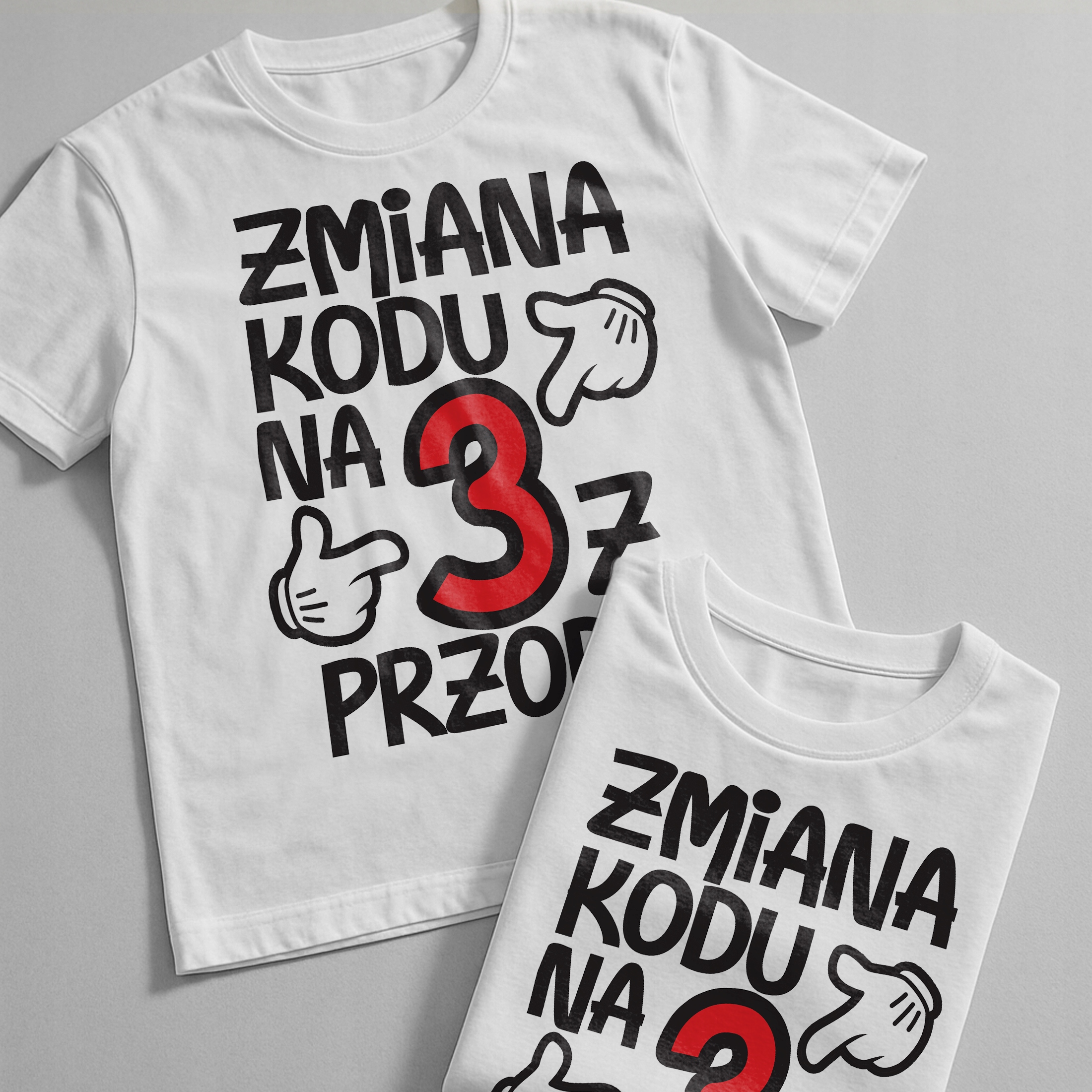 Koszulka biała męska Zmiana Kodu 30 Urodziny Prezent