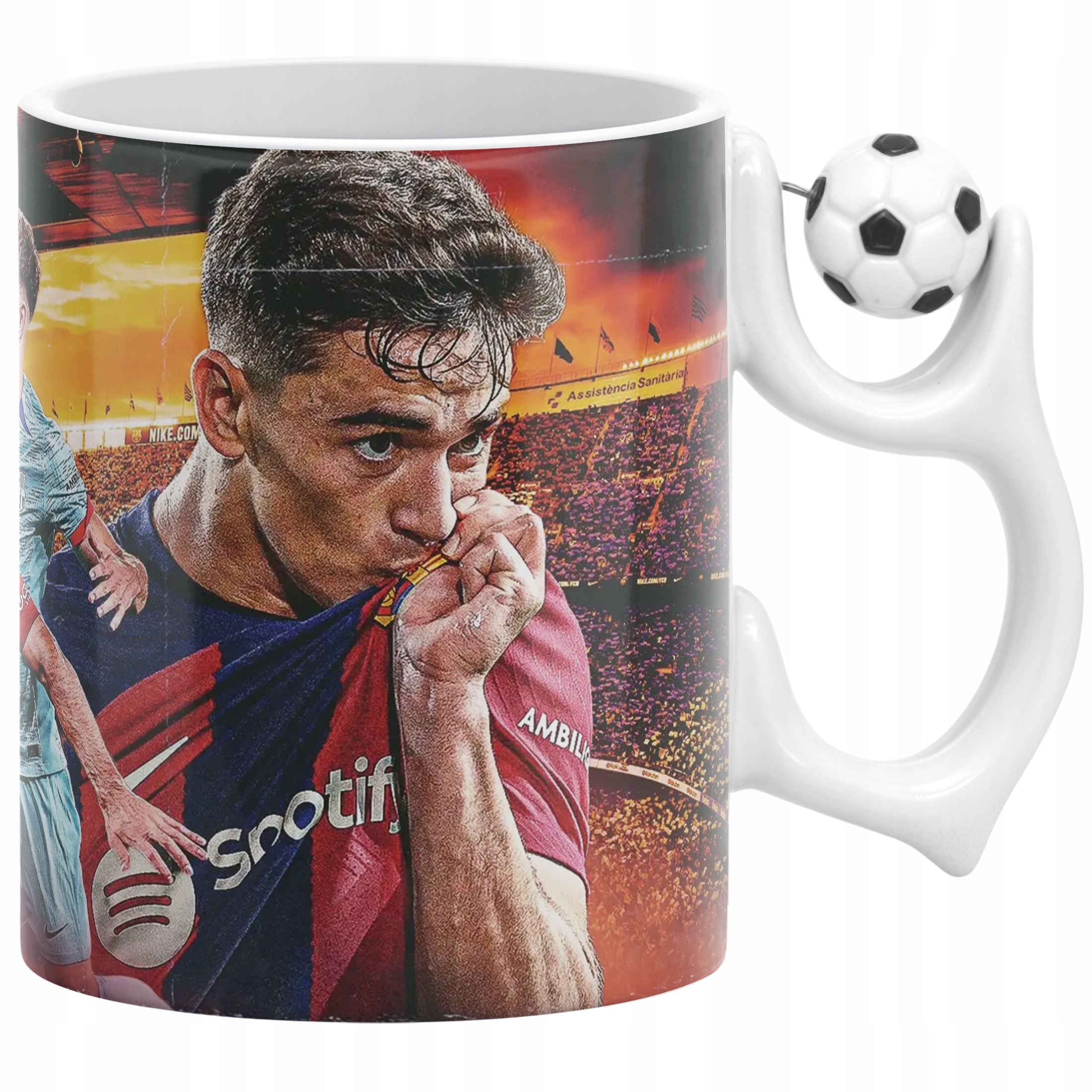 Kubek piłkarski Gavi dla fanów Barcelona Barca dla kibica