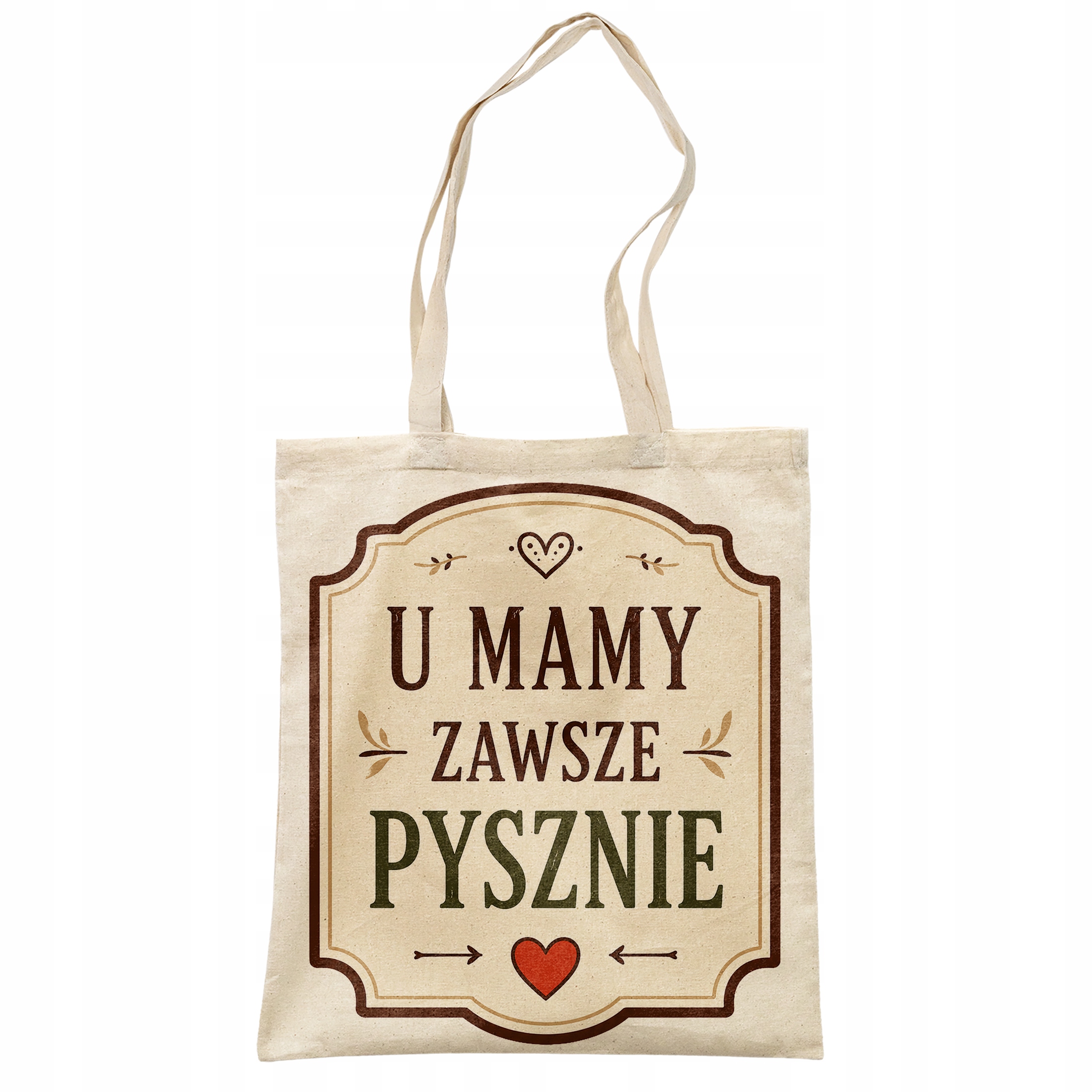 Torba bawełniana prezent dla mamy na Dzień Matki uroczy upominek dla mamy