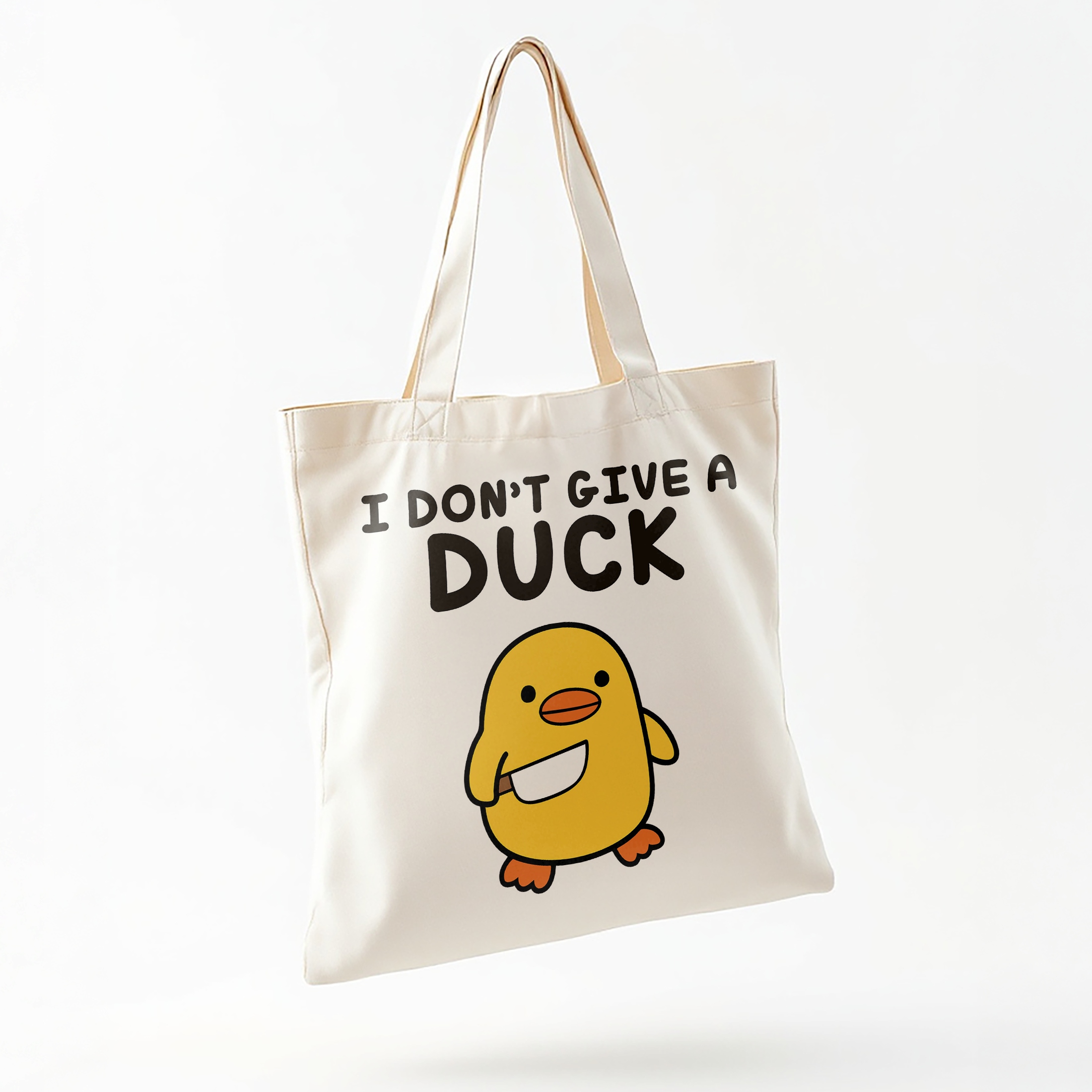 Torba bawełniana na zakupy I Don’t Give A Duck Zabawny Prezent