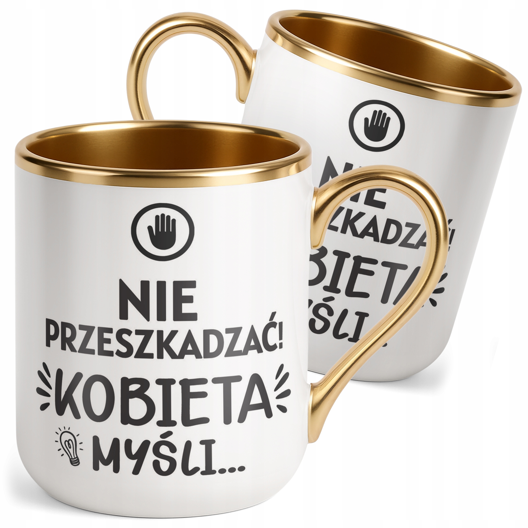 Kubek Premium Złoty Dzień Kobiet Zabawny Prezent Upominek Dla Kobiety