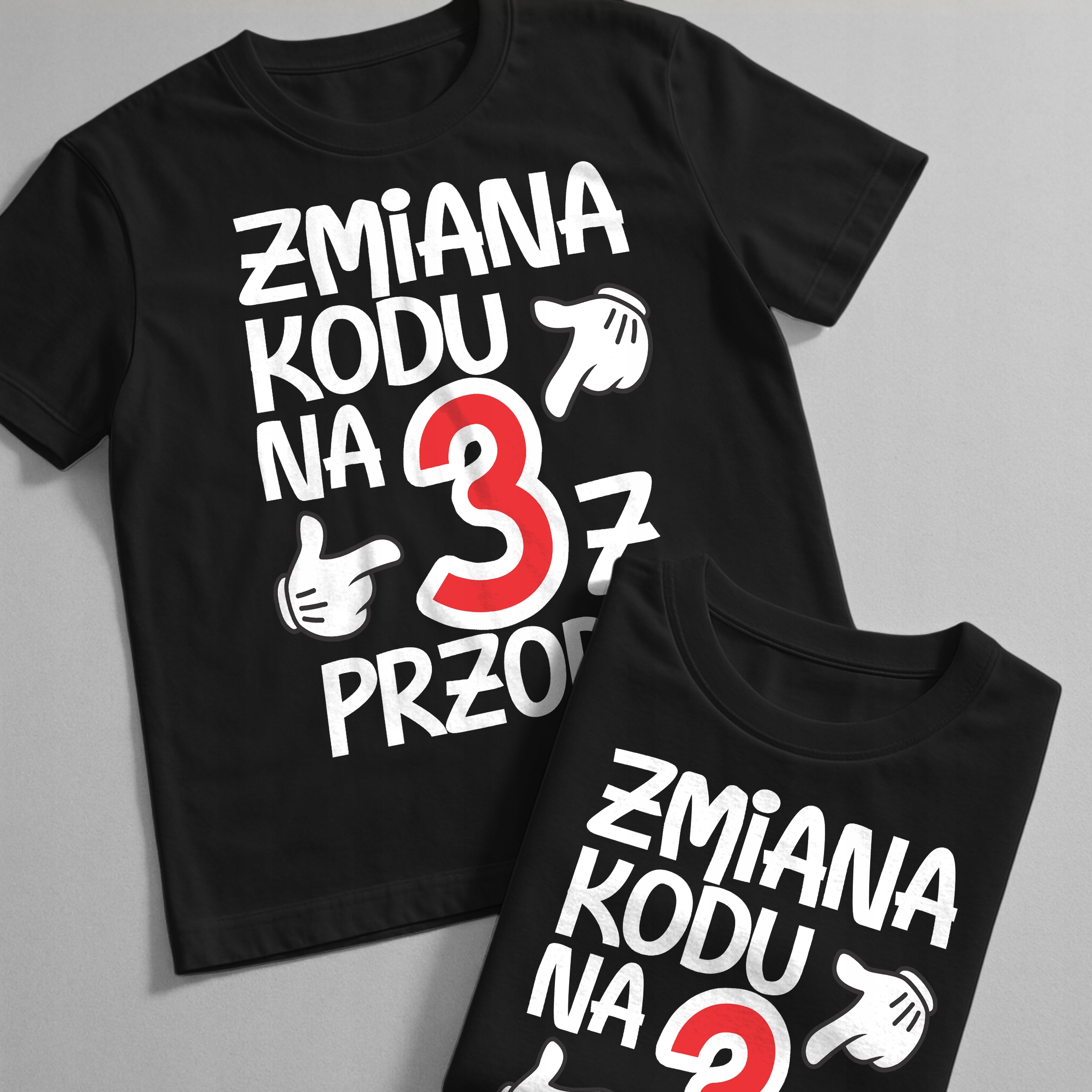 Koszulka czarna męska Zmiana Kodu 30 Urodziny Prezent