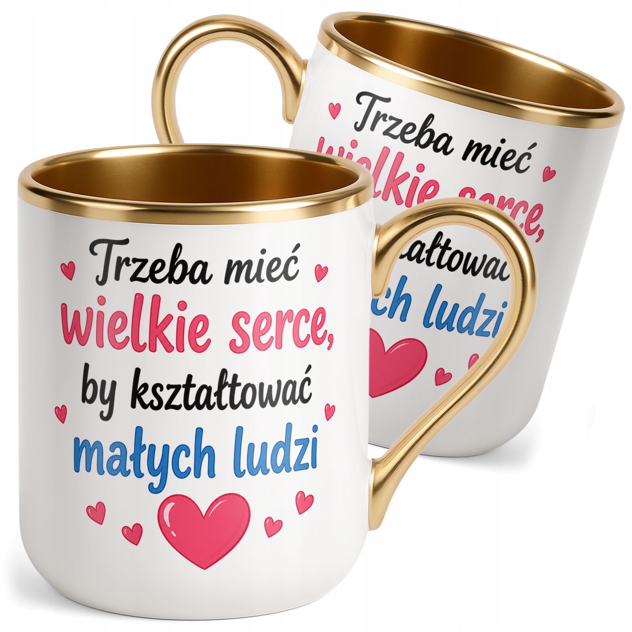 Kubek Premium Złoty Dzień Nauczyciela Prezent Upominek Szkoła