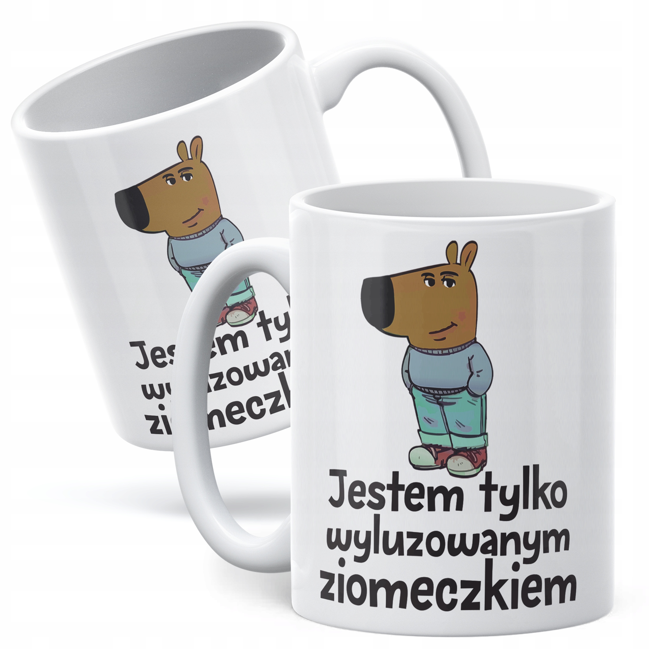 Kubek ceramiczny Wyluzowany Ziomek Zabawny Prezent Upominek