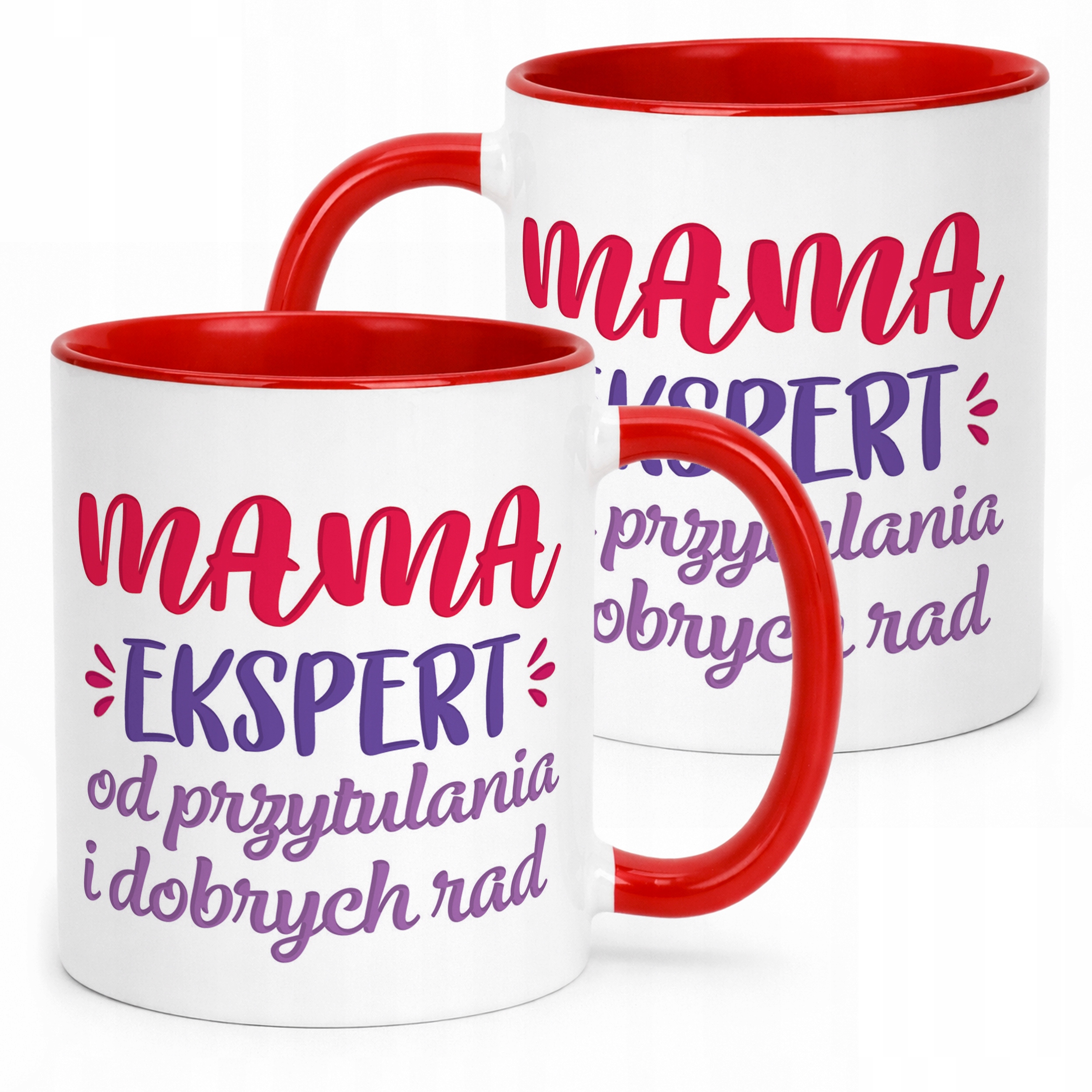 Kubek Czerwony Dzień Matki Dla Mamy Prezent Upominek Mama Ekspert