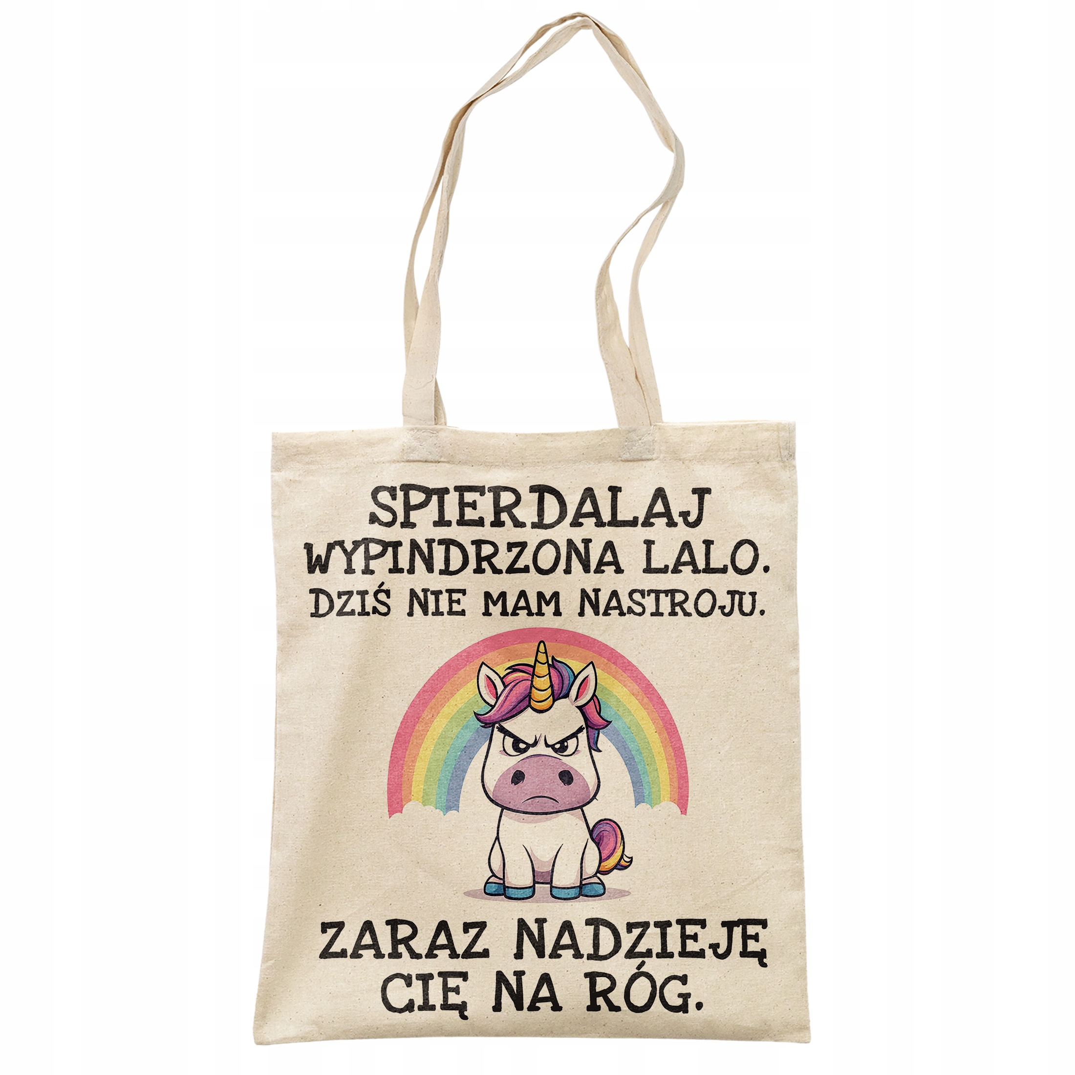 Torba bawełniana na zakupy Spie***laj Wypindrzona Lalo Prezent