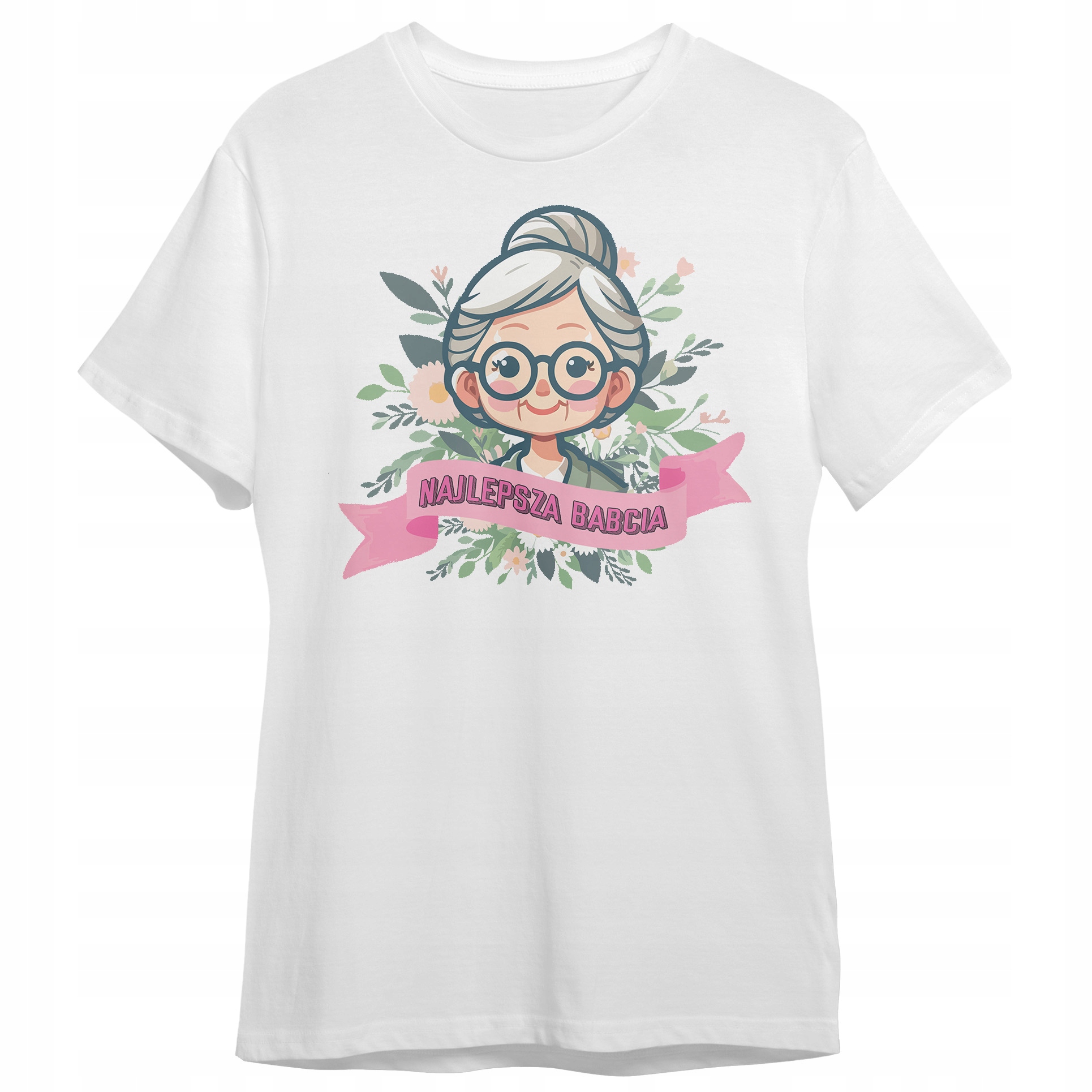 Koszulka Damska T-shirt Na Dzień Babci Prezent Najlepsza Babcia