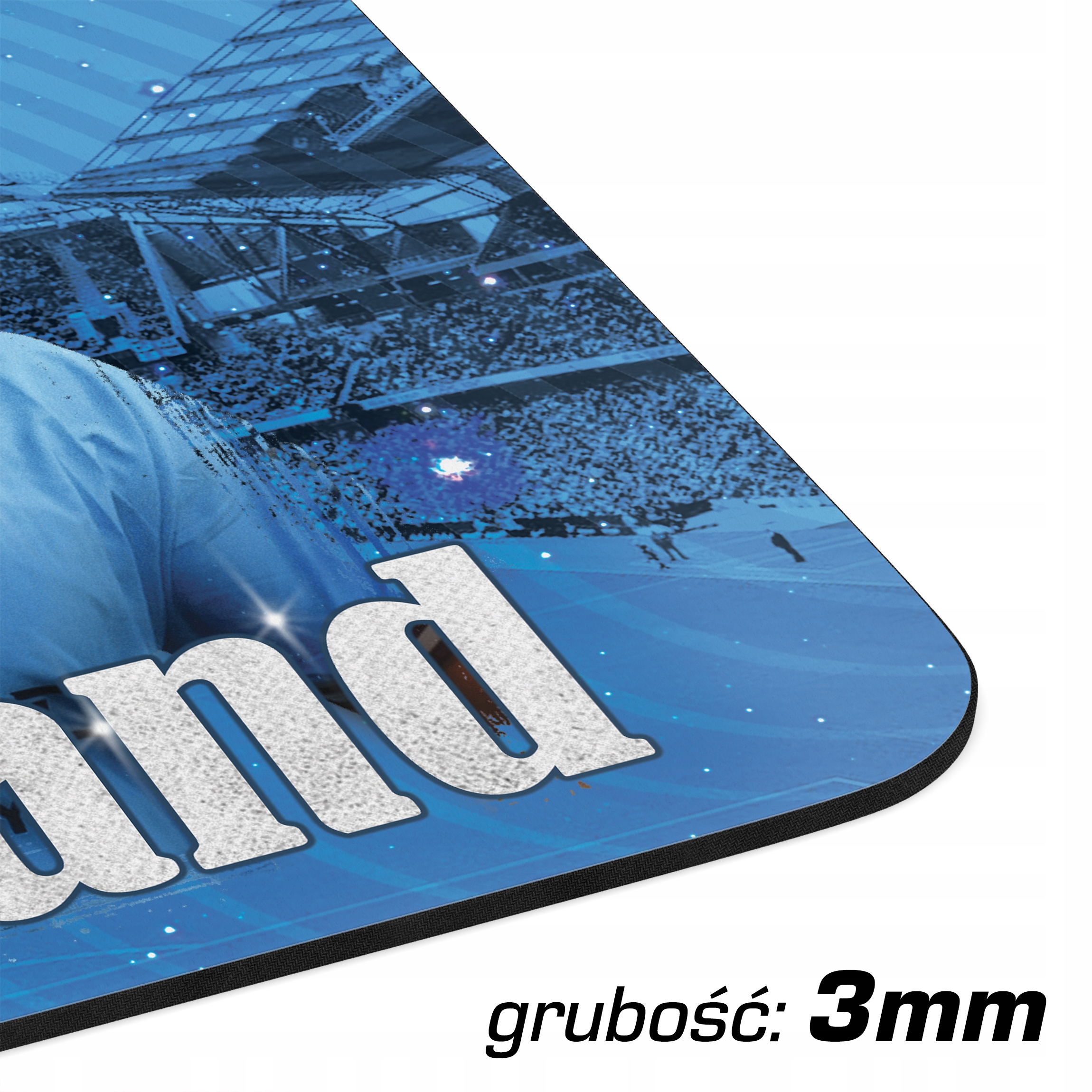 Podkładka pod mysz 22×18 cm Haaland dla kibiców Manchester City
