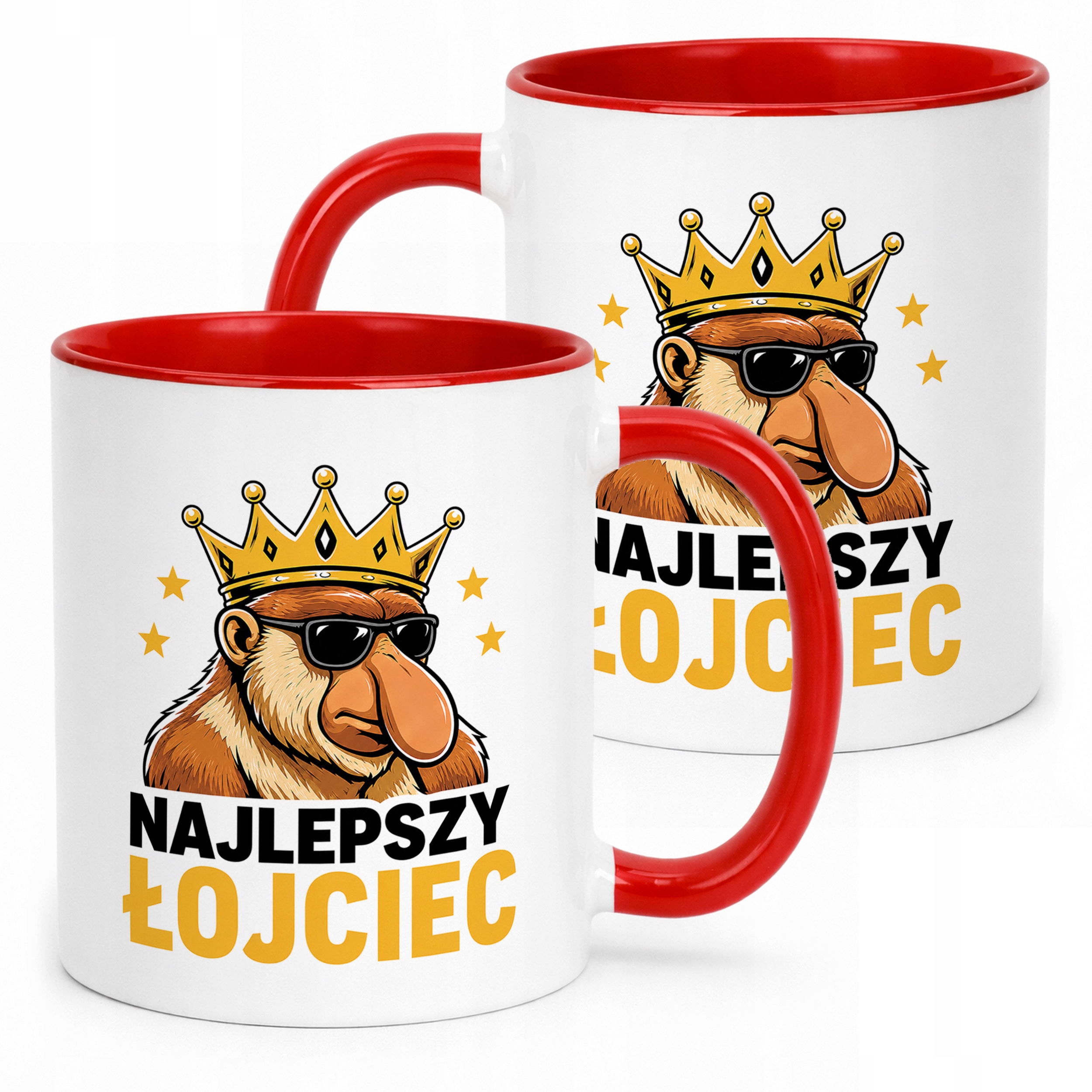 Kubek Czerwony Dzień Ojca prezent dla taty miły upominek