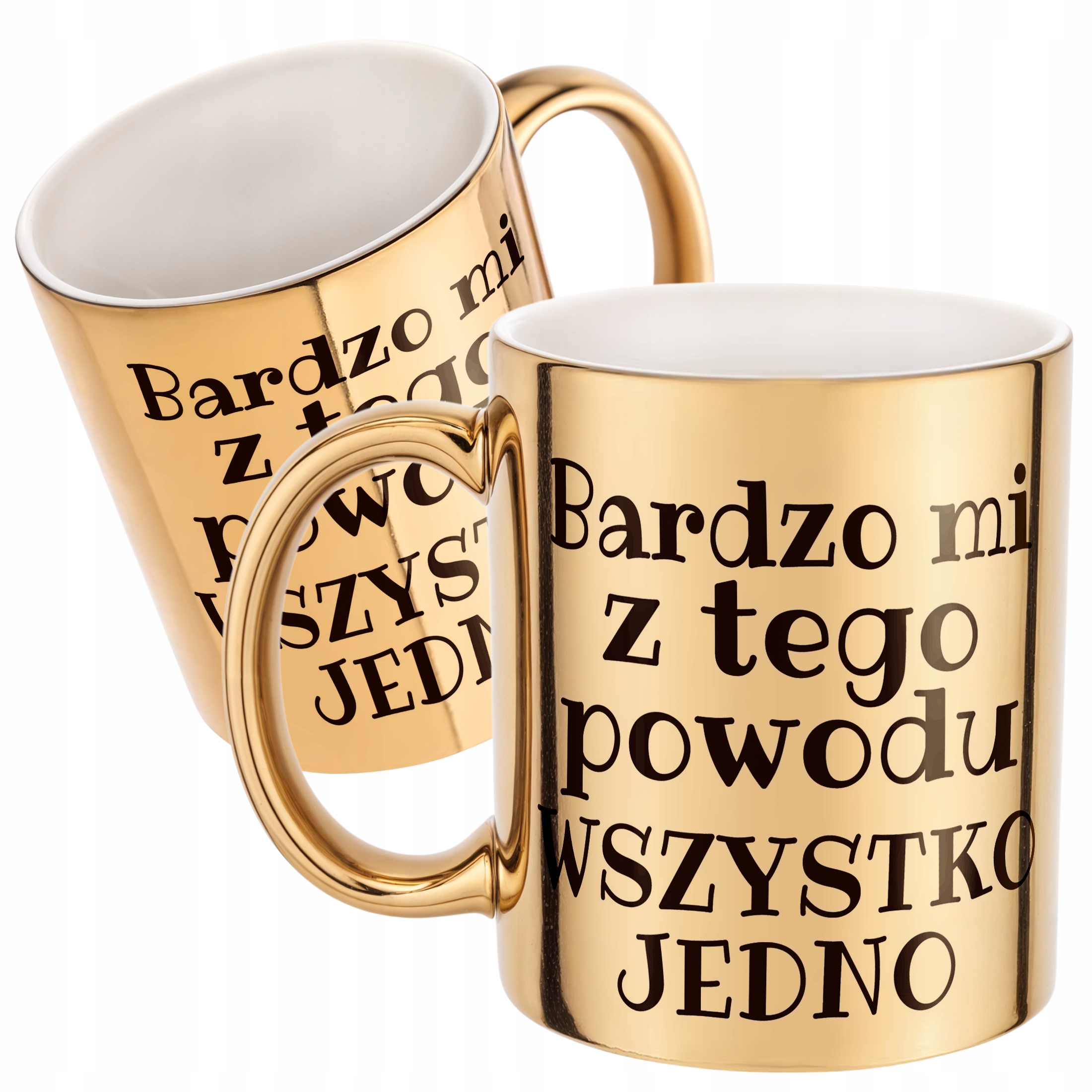 Złoty Kubek Bardzo Mi Z Tego Powodu Śmieszny Zabawny Prezent