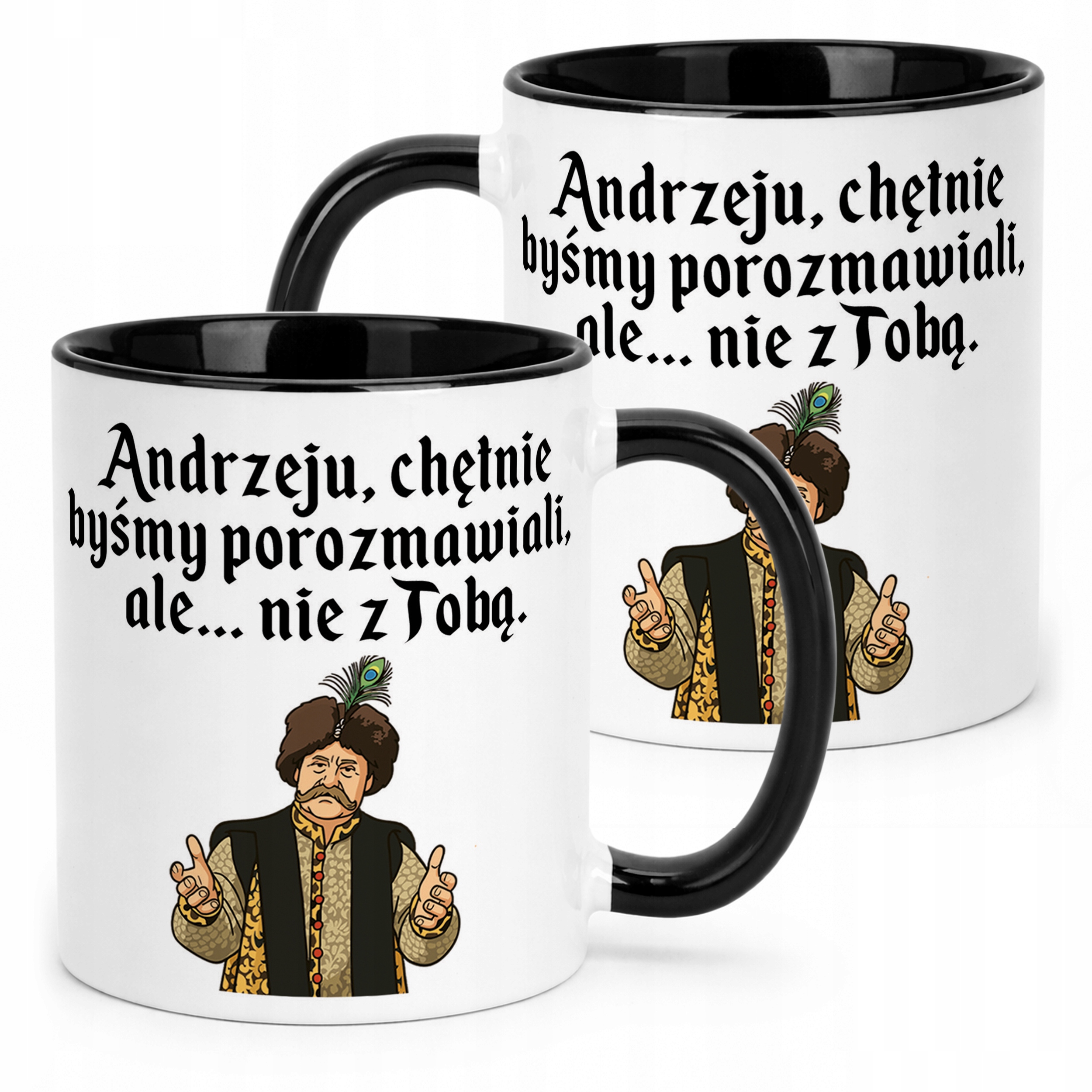 Kubek Czarny 1670 Andrzeju Chętnie Byśmy Porozmawiali Jan Paweł