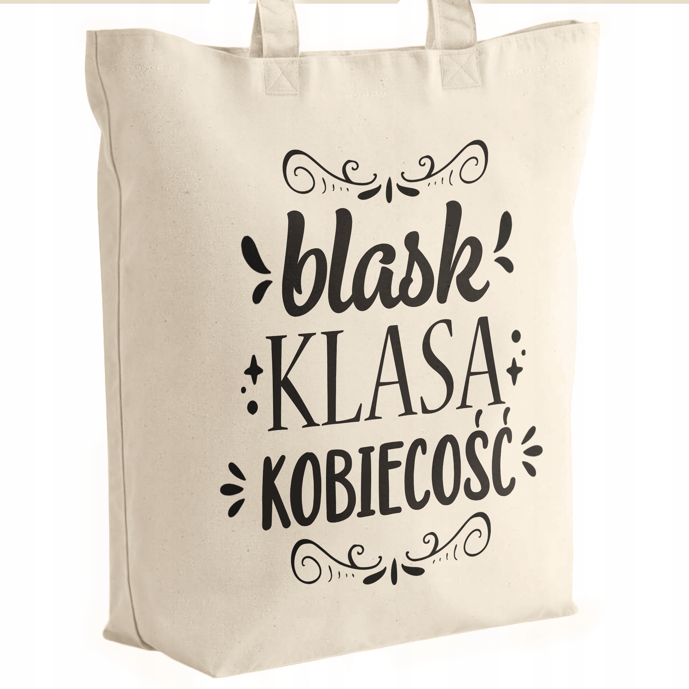 Zestaw Kubek + Torba Dzień Kobiet Prezent Upominek Blask Klasa Kobiecość