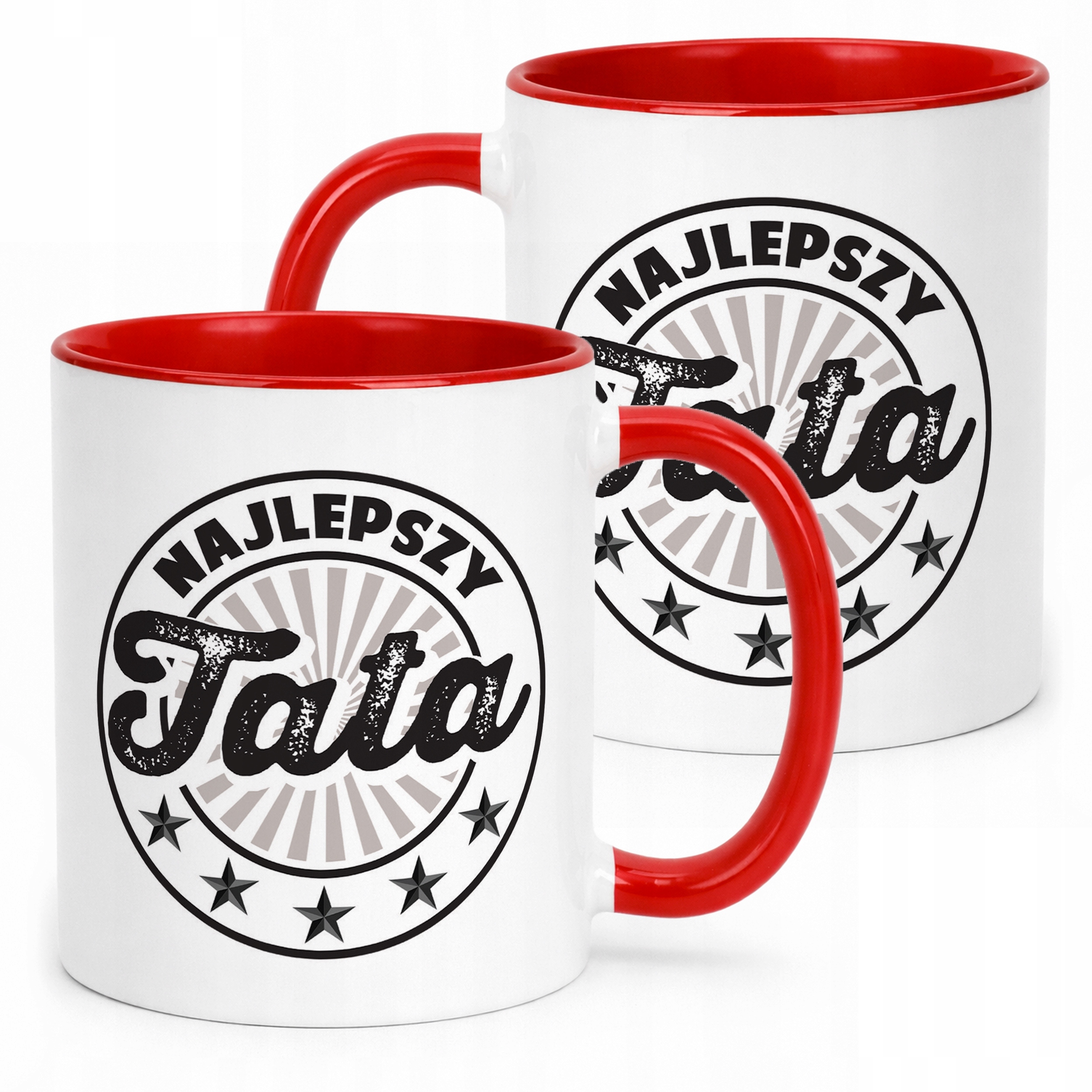 Kubek Czerwony Dzień Ojca Dla Taty Najlepszy Tata Prezent
