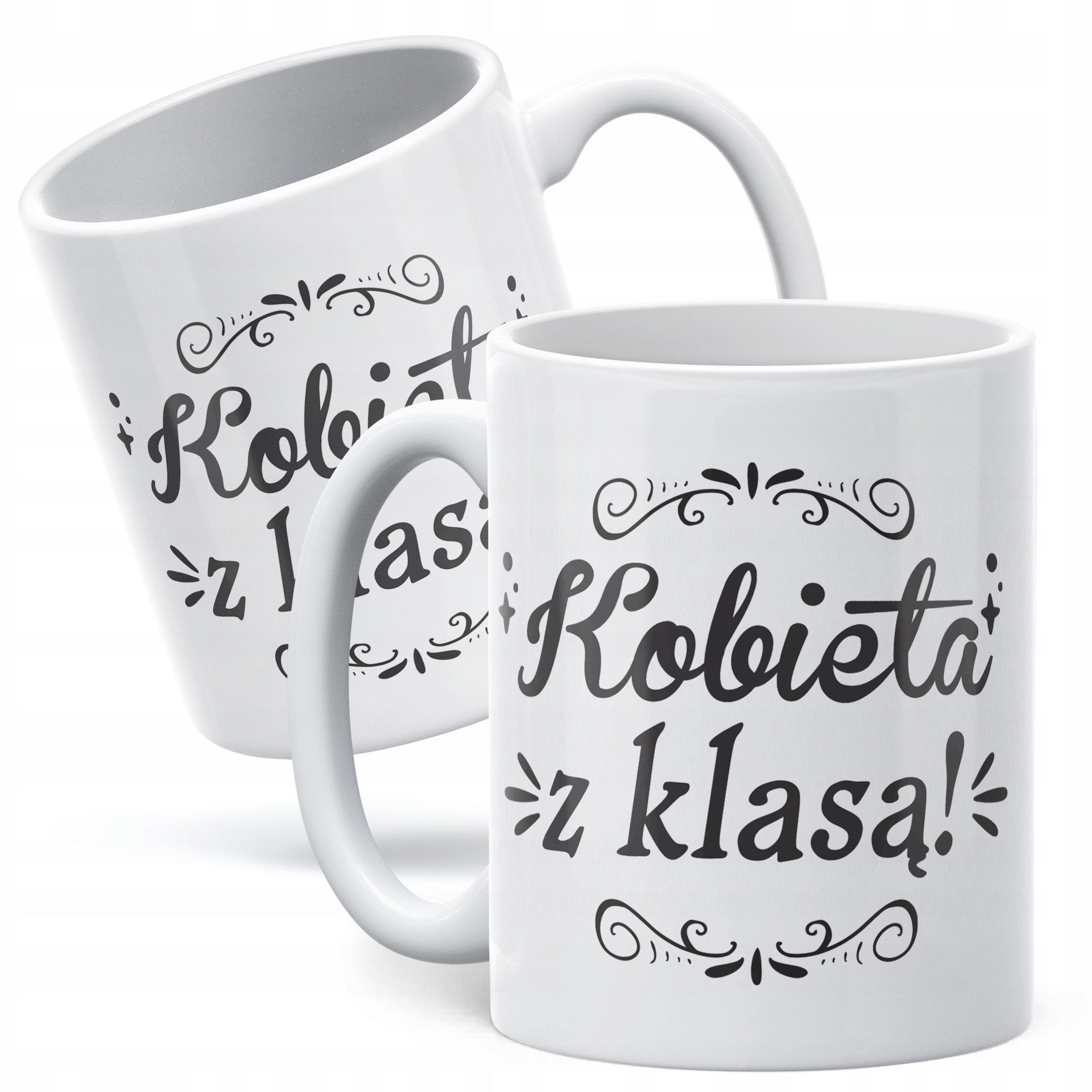 Kubek ceramiczny Dzień Kobiet Kobieta z Klasą Prezent Upominek Dla Kobiety