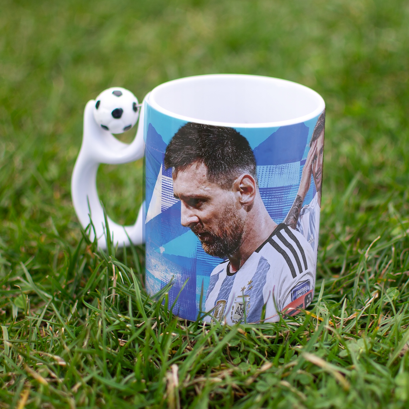 Kubek piłkarski Lionel Messi dla fanów Argentyna dla kibica