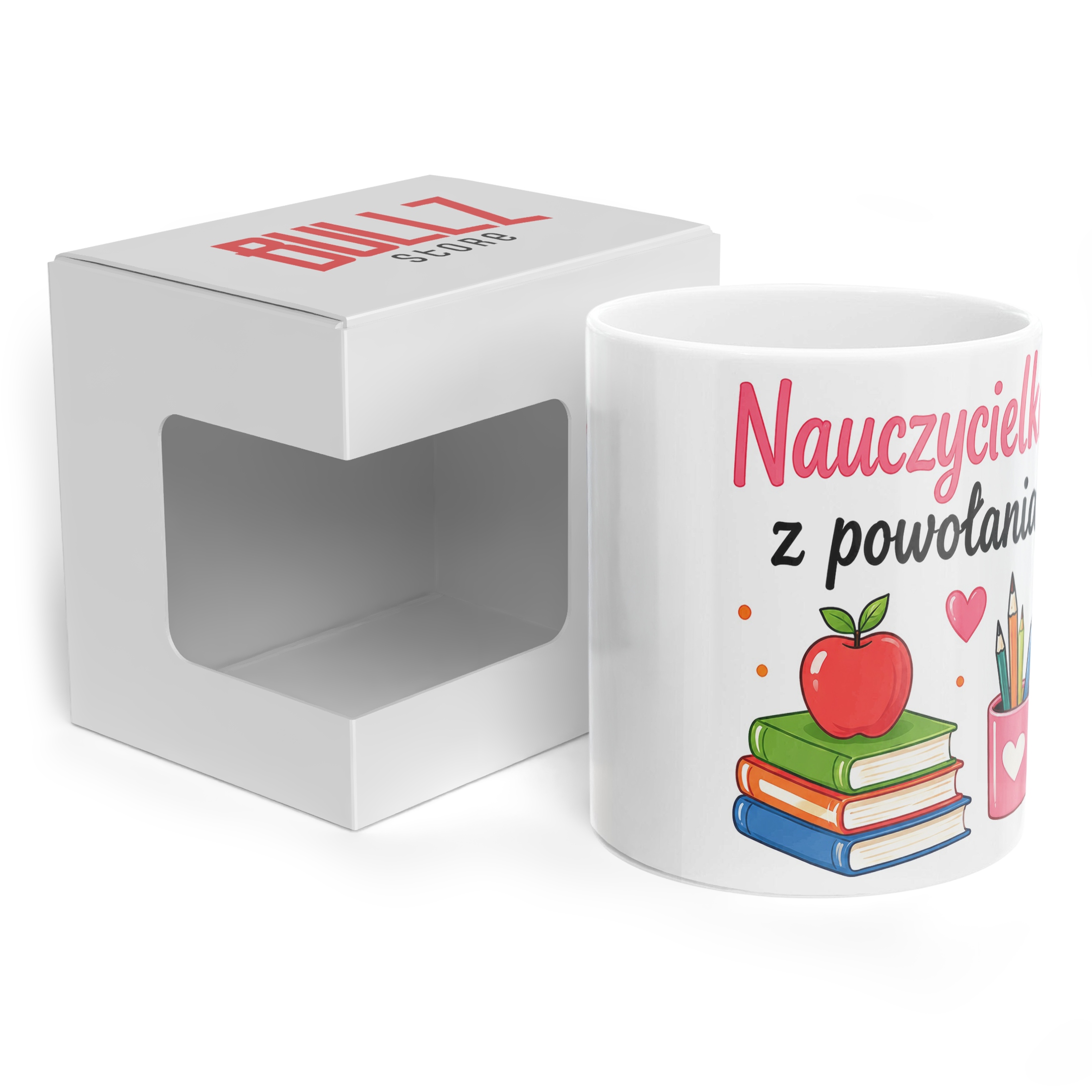 Kubek Dzień Nauczyciela Zakończenie Roku Dla Nauczycielki Prezent Upominek