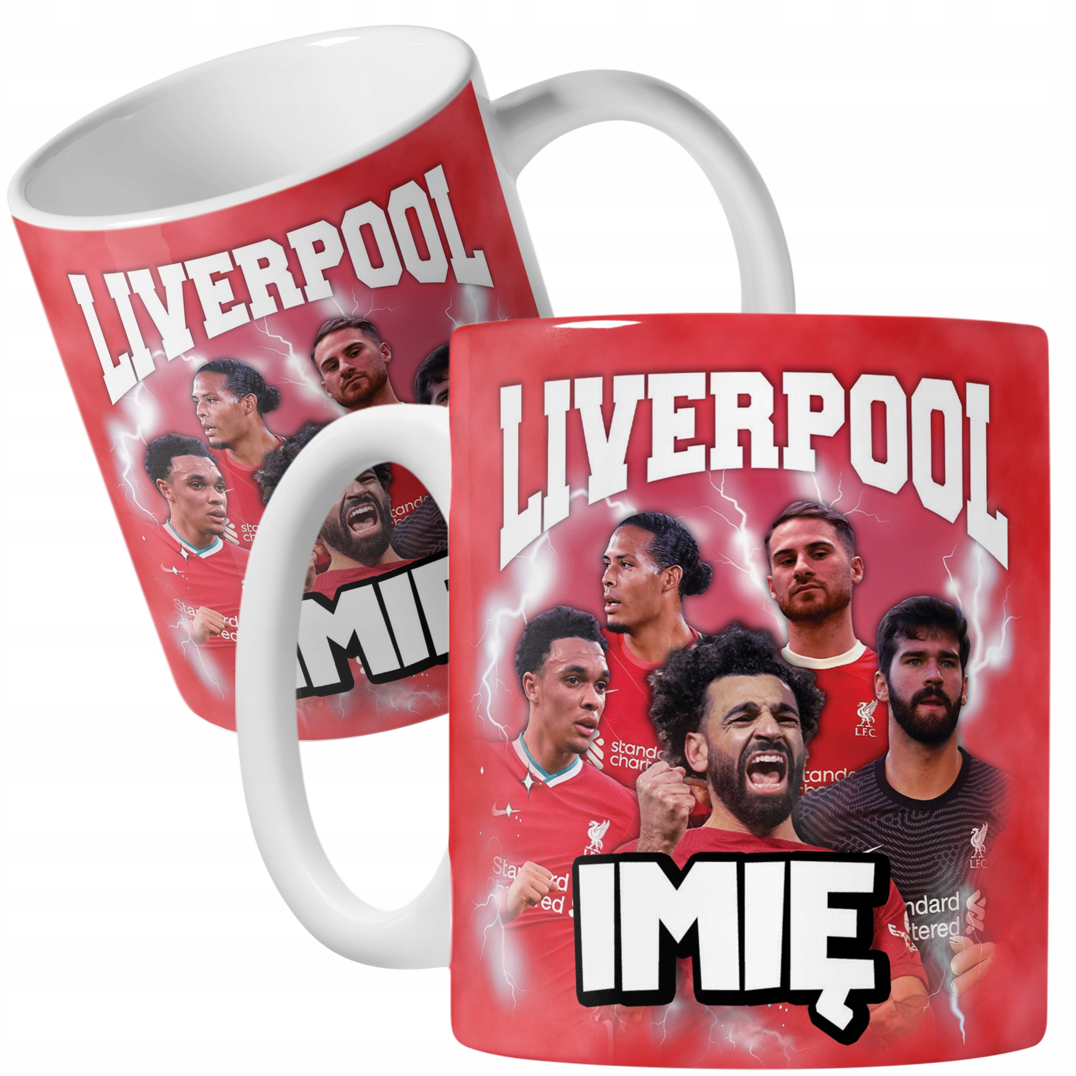 Kubek personalizowany Liverpool Salah Allister dla kibiców