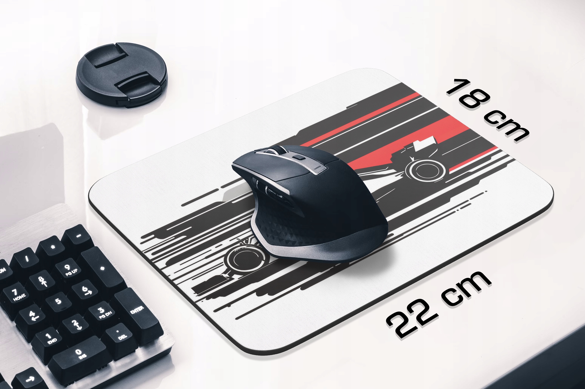 Podkładka pod mysz 22×18 cm Formuła 1 Bolid Motoryzacja Wyścig