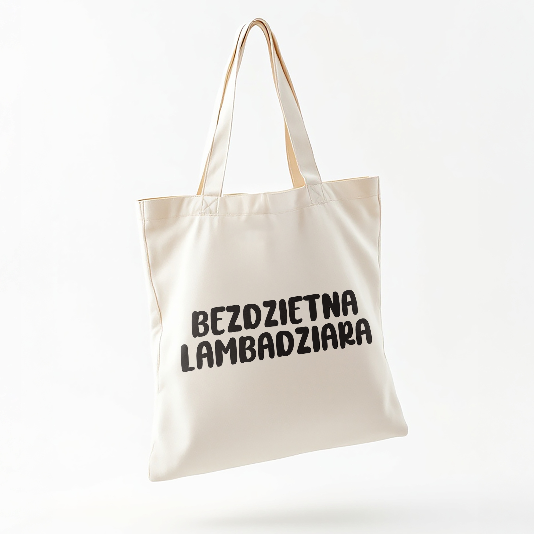 Torba bawełniana na zakupy Bezdzietna Lambadziara Zabawny Prezent