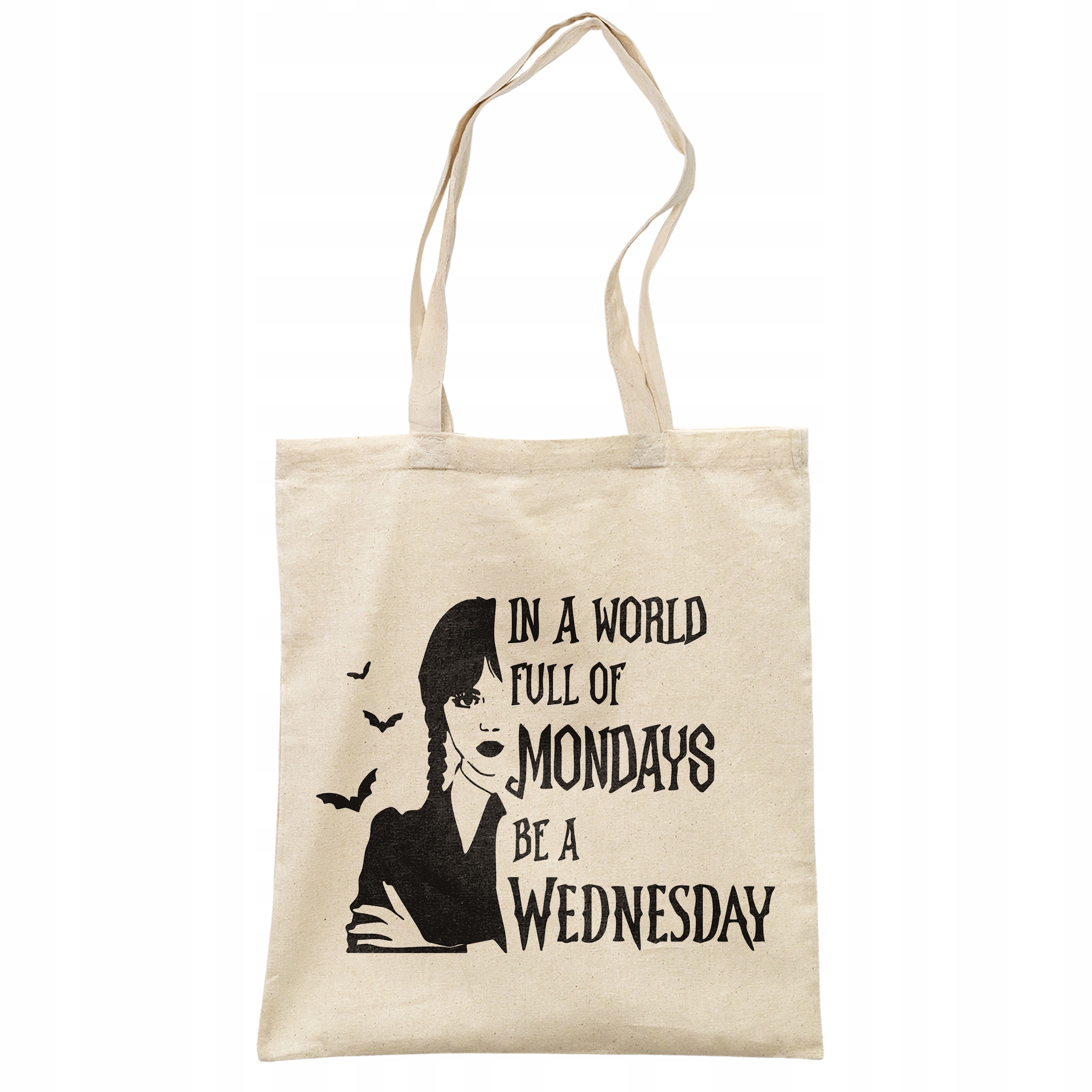 Torba bawełniana na zakupy Nevermore Wednesday Dla Fanów Serialu