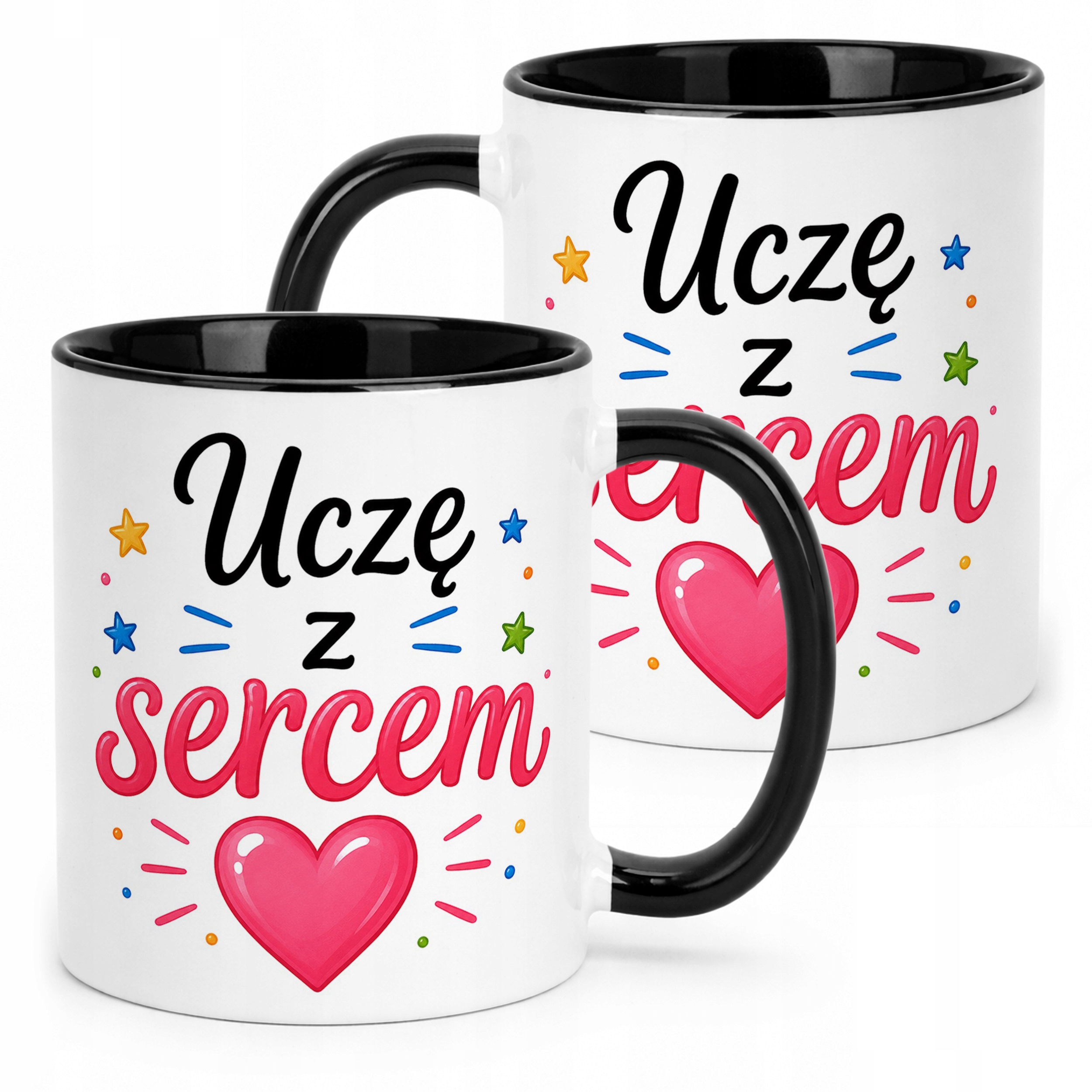 Kubek Czarny Dzień Nauczyciela Prezent Upominek Szkoła