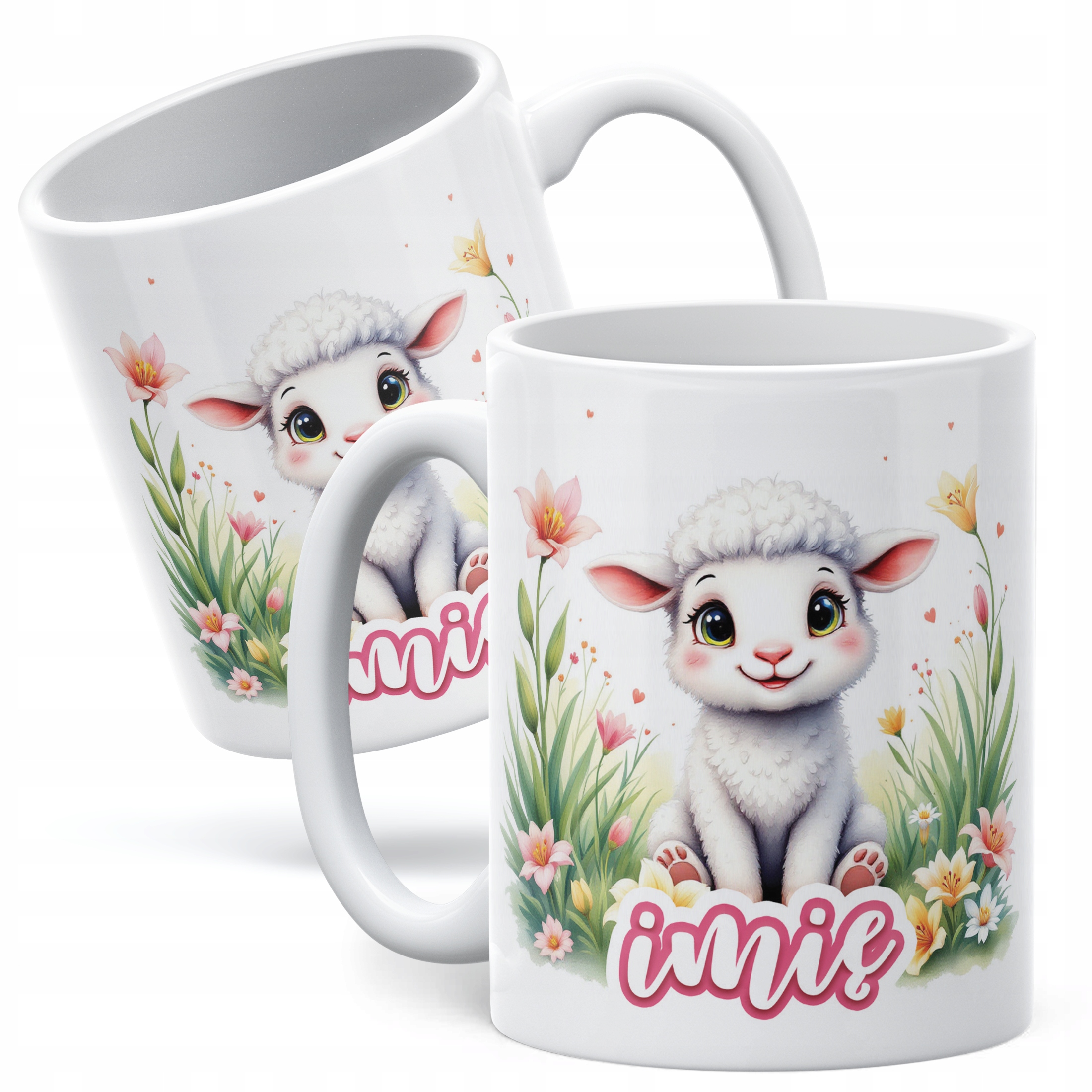 Kubek ceramiczny Wielkanocny Personalizowany Z okazji Świąt Wielkanocnych
