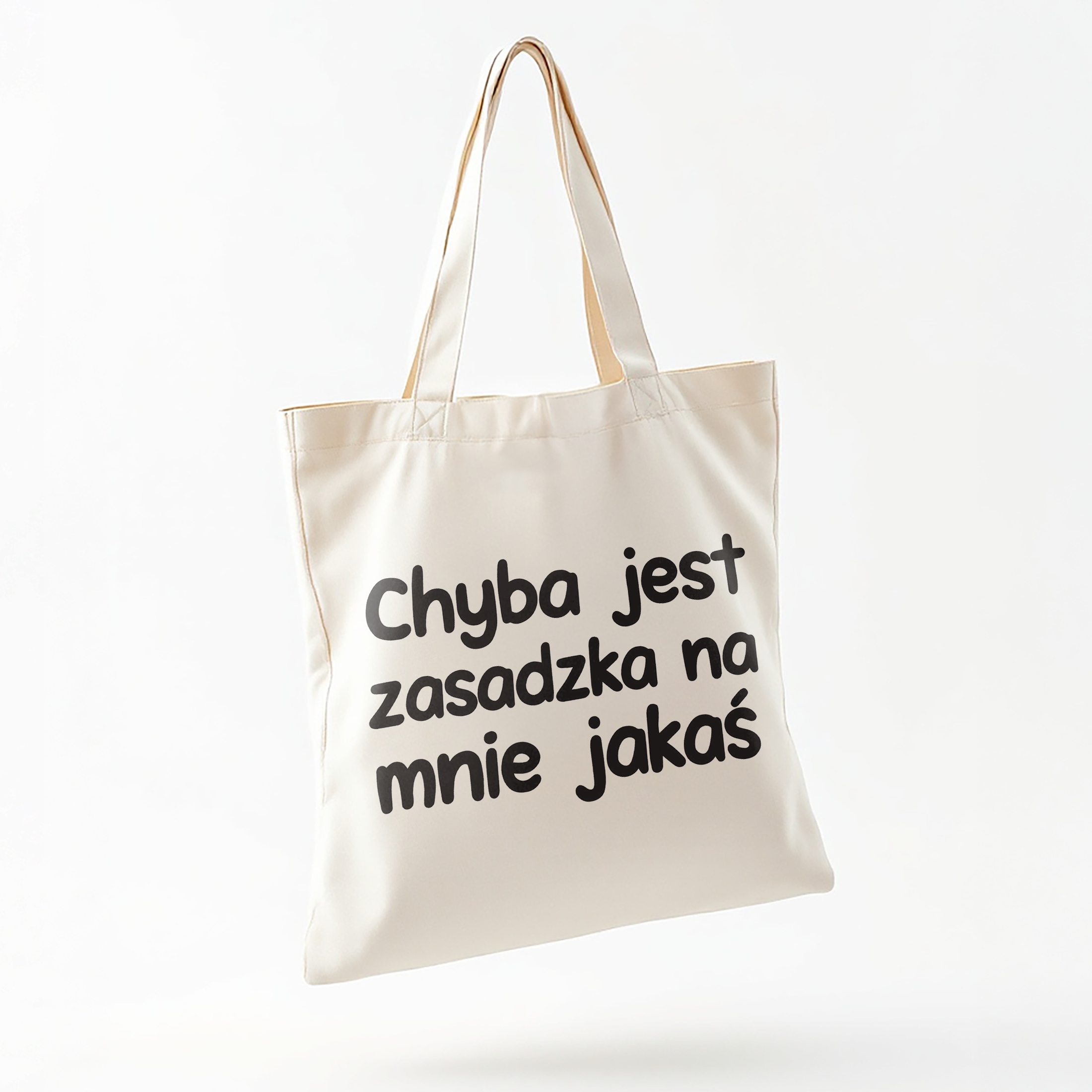 Torba bawełniana na zakupy Chyba Jest Zasadzka Na Mnie Jakaś Prezent