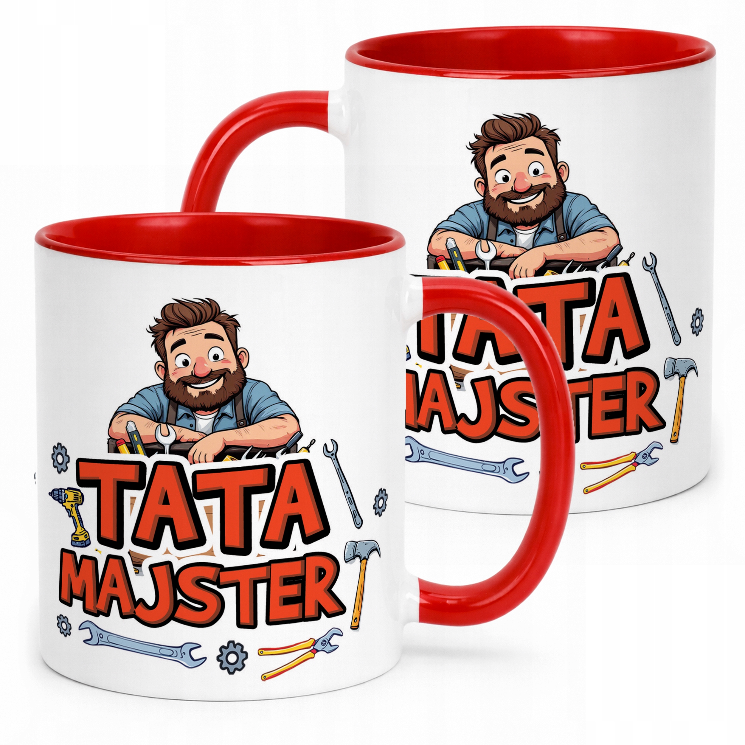 Kubek ceramiczny Dzień Ojca Dla Taty Tata Majster Prezent