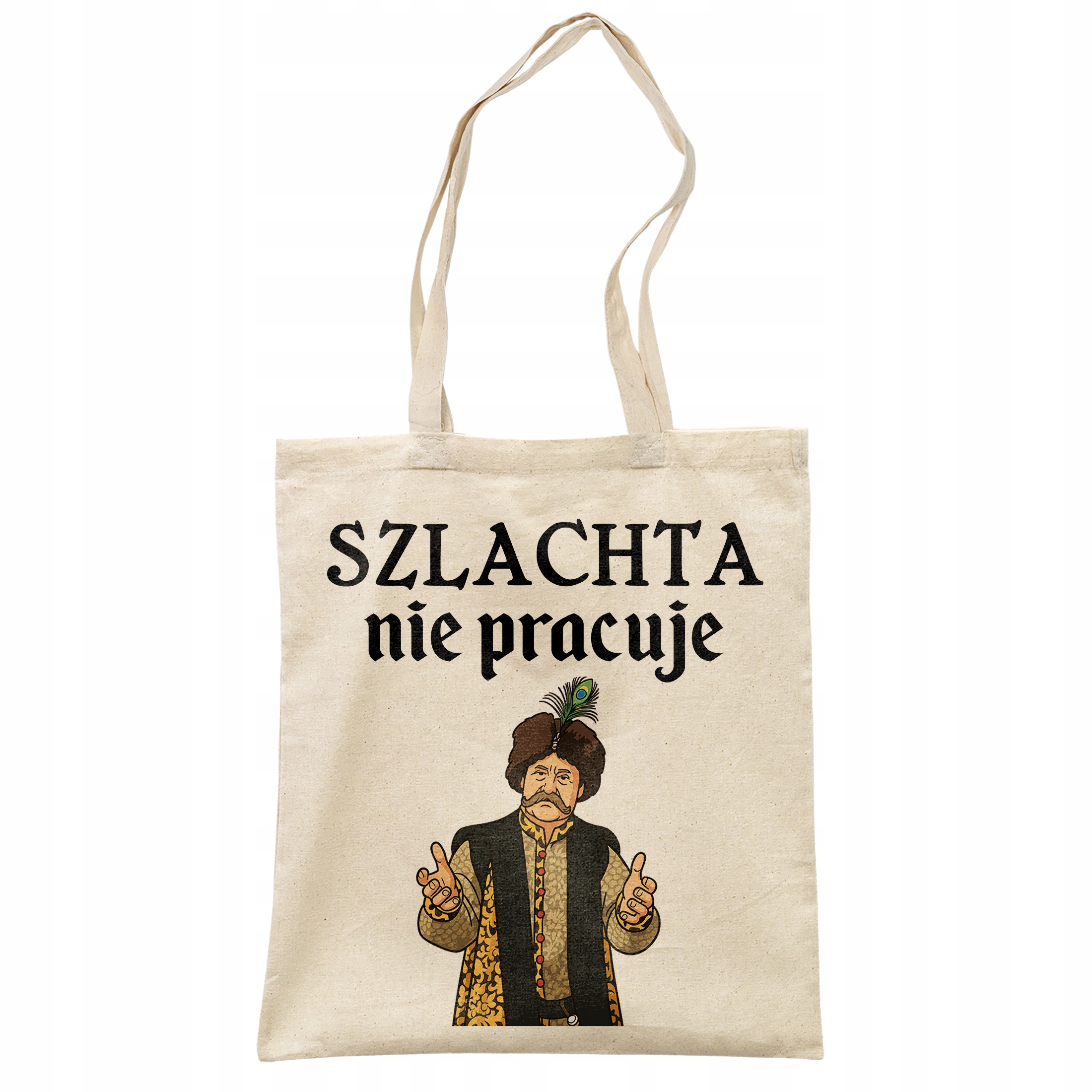 Torba bawełniana na zakupy 1670 Szlachta Nie Pracuje