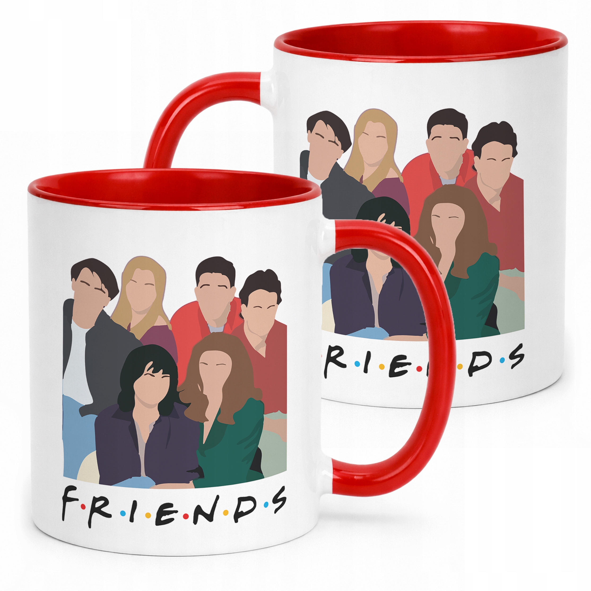 Kubek Czerwony Friends Przyjaciele Dla Fanów Serialu Prezent Upominek