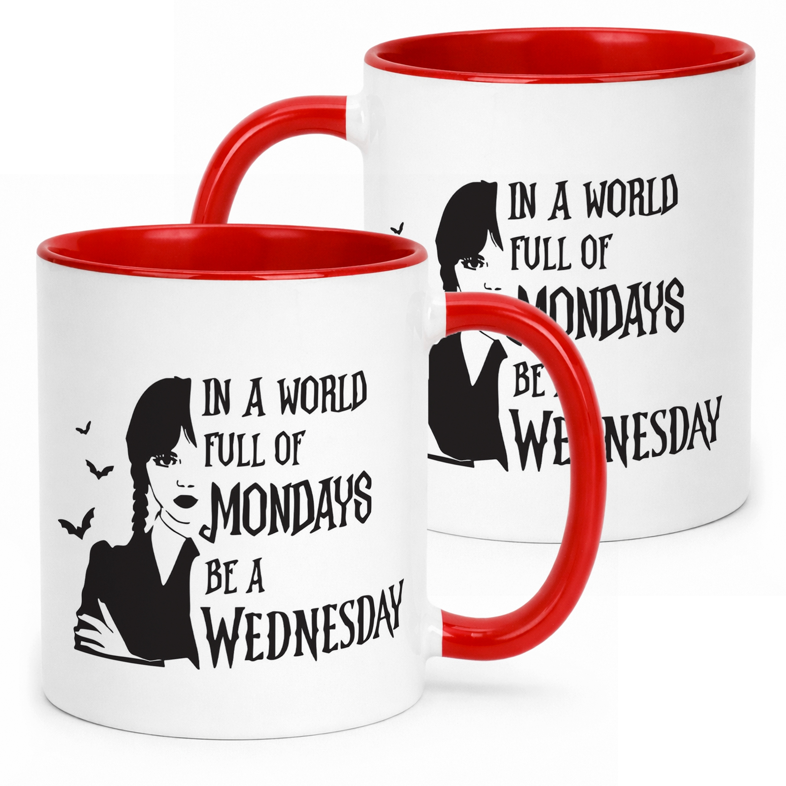 Kubek ceramiczny Nevermore Wednesday Addams Dla Fanów Prezent