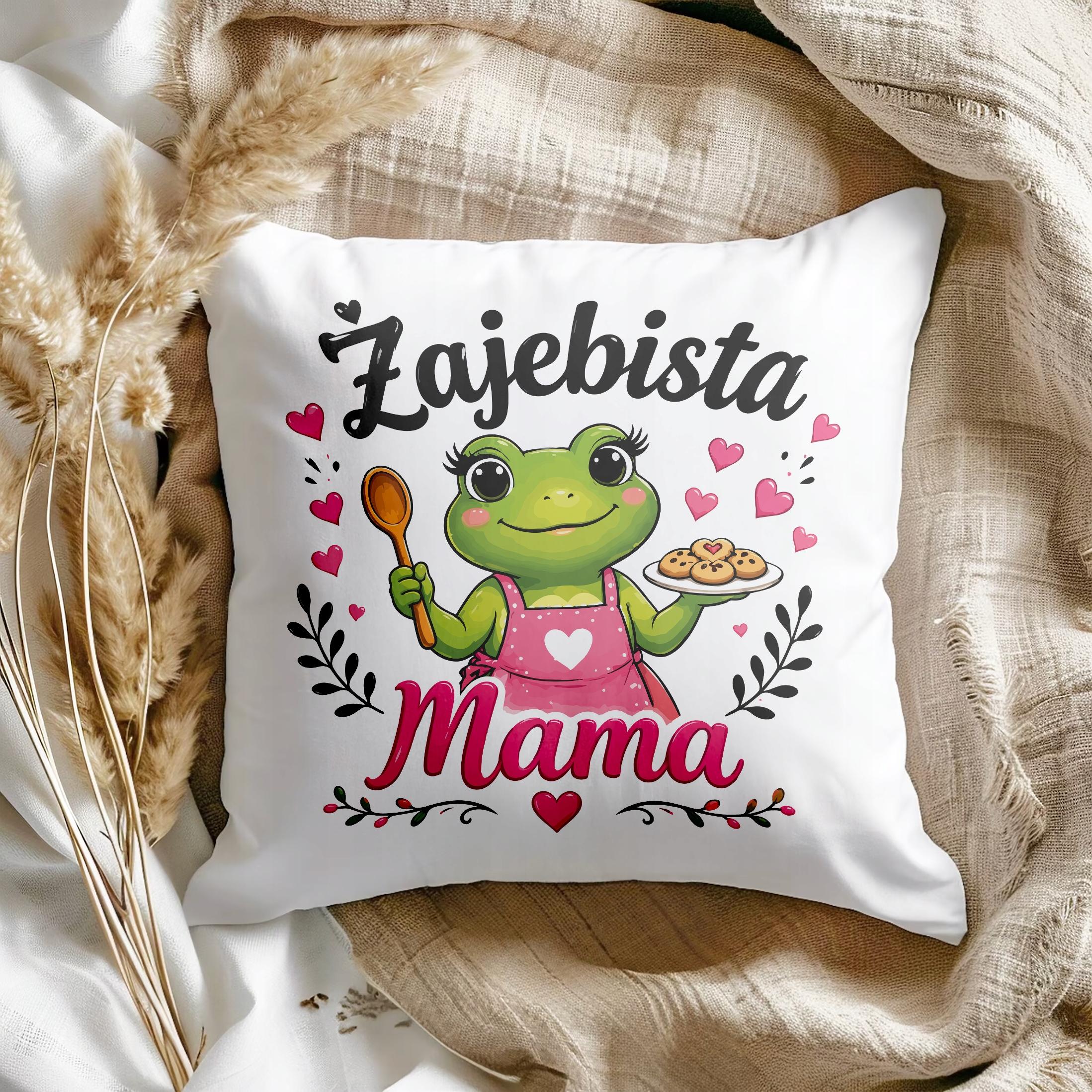 Poduszka dla mamy 38x38cm prezent na Dzień Matki miły upominek dla mamy