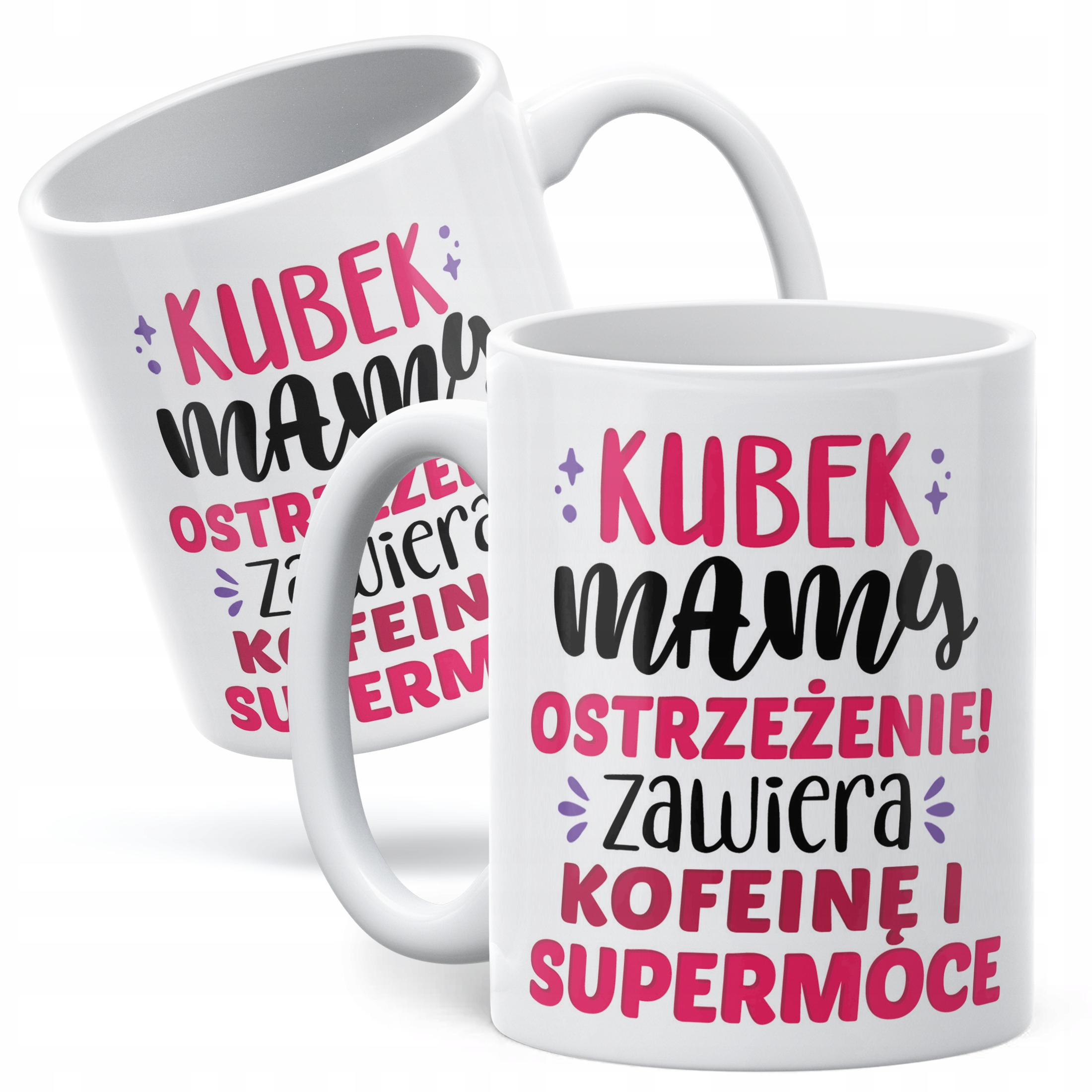 Kubek ceramiczny Dzień Matki Dla Mamy Prezent Kubek Mamy Ostrzeżenie