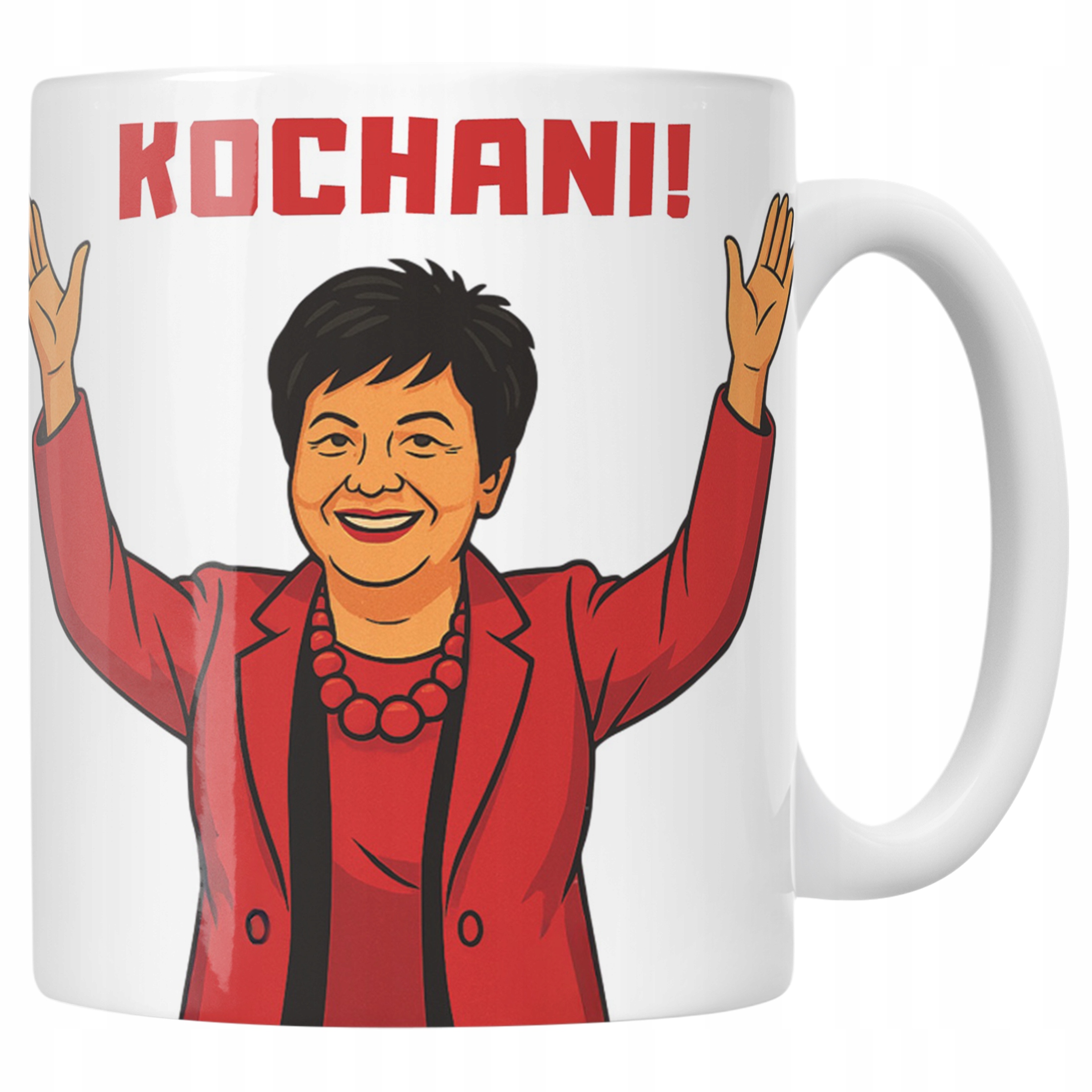 Kubek ceramiczny Kochani Joanna Senyszyn SLD Wybory 2025
